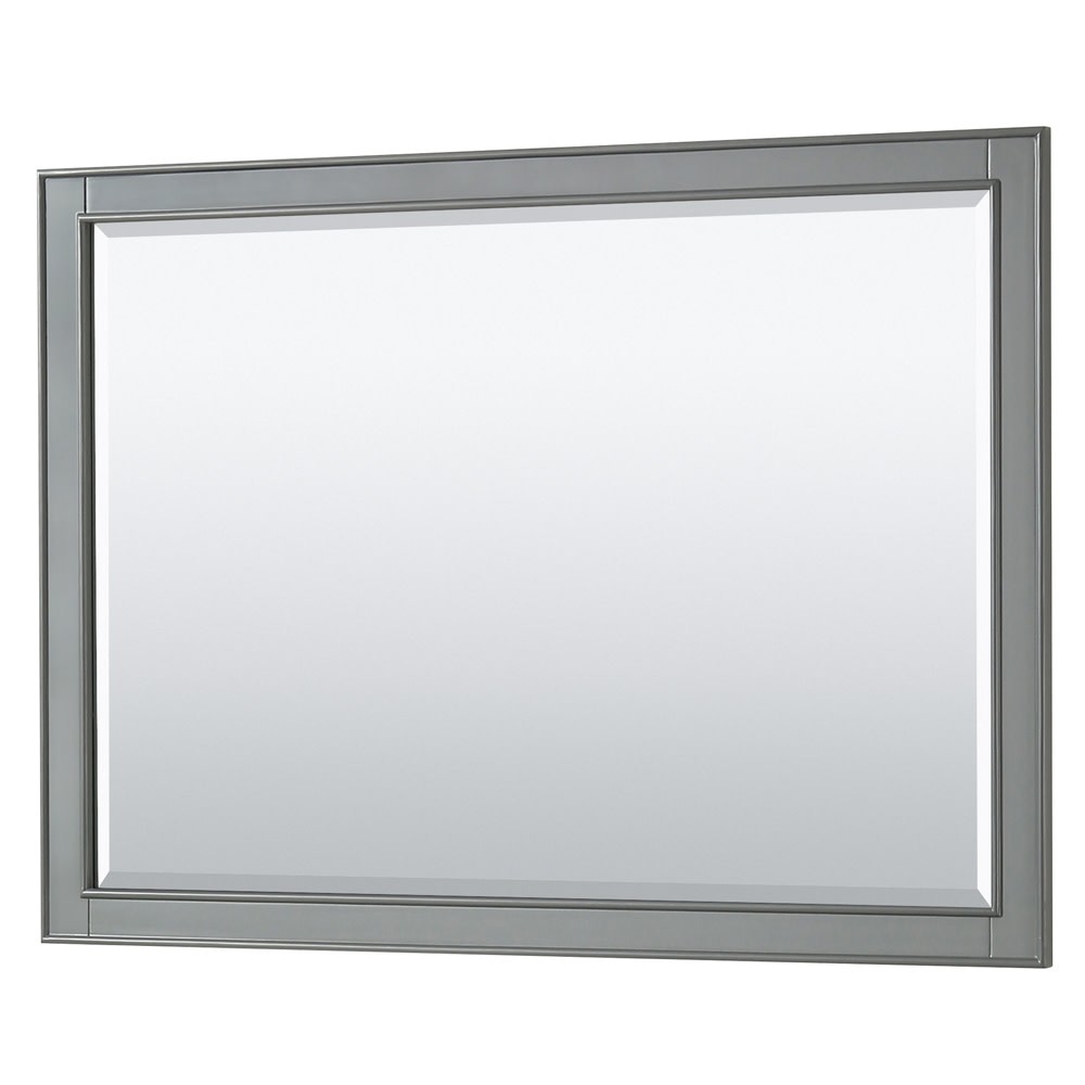 Wyndham Collection WCS202048SCXSXXM46 Deborah 47-1/4″ – Dark Gray / Matte Black