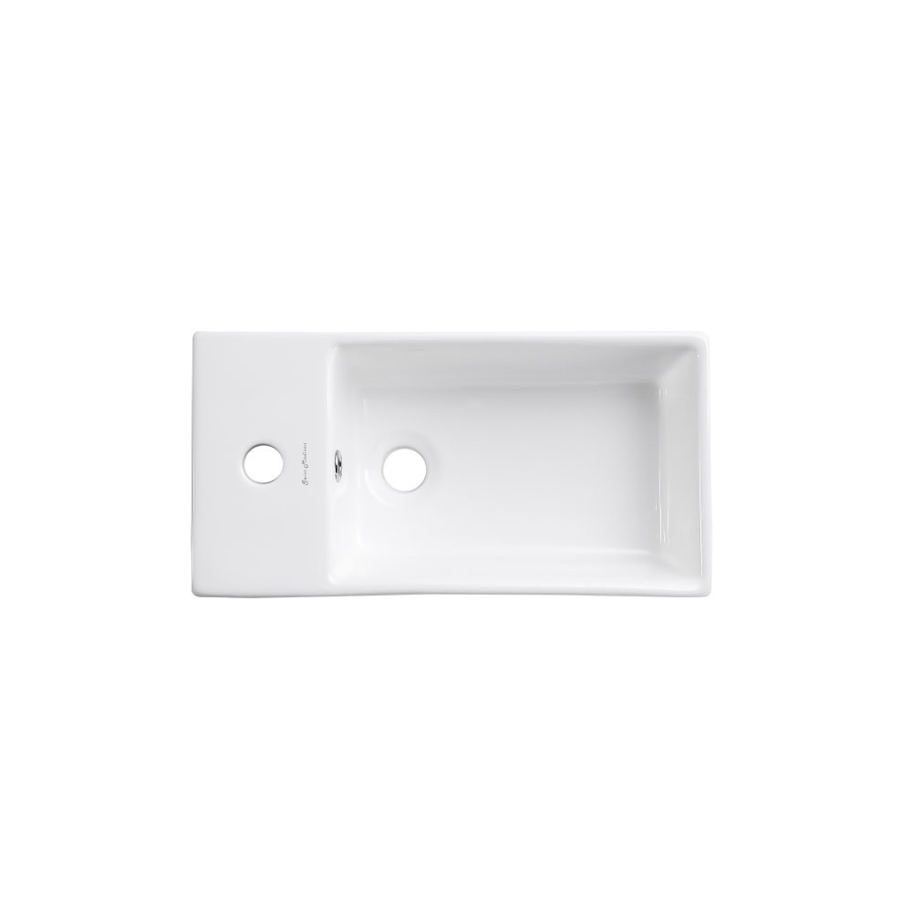 Swiss Madison SM-BV551 Pierre 20″ Wall Mounted Console Sink Set – Black