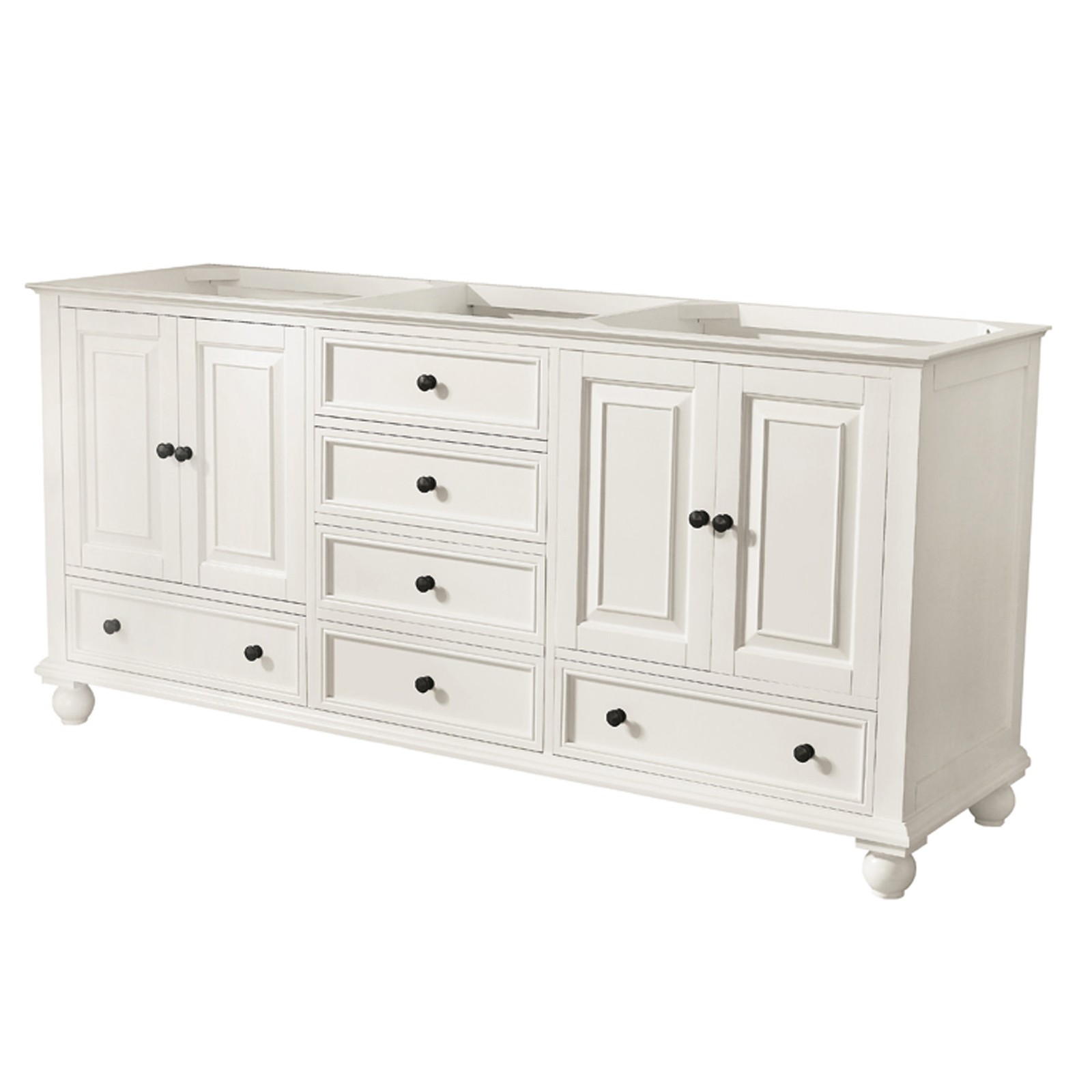 Avanity THOMPSON-V72 White Thompson 72″ Vanity Cabinet Only