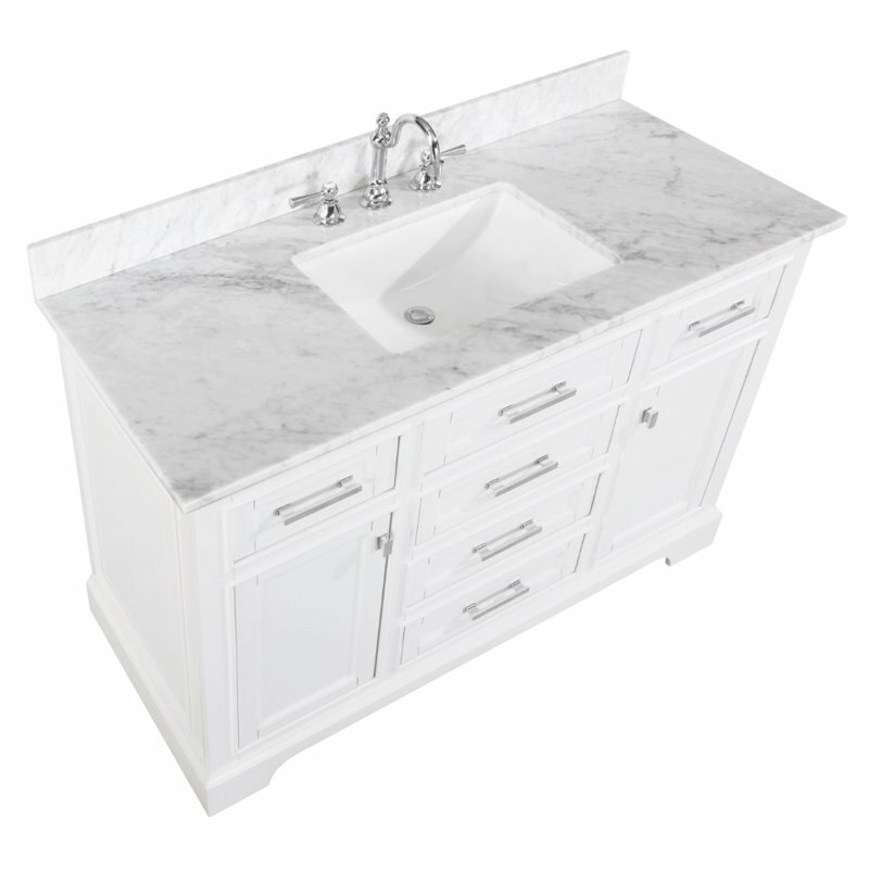 Design Element Group Milano 48″ Single Vanity in White