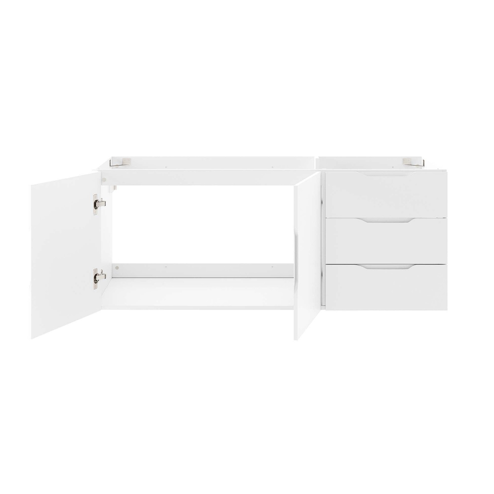 Vitality 48″ Double or Single Sink Compatible (Not Included) Bathroom Vanity Cab