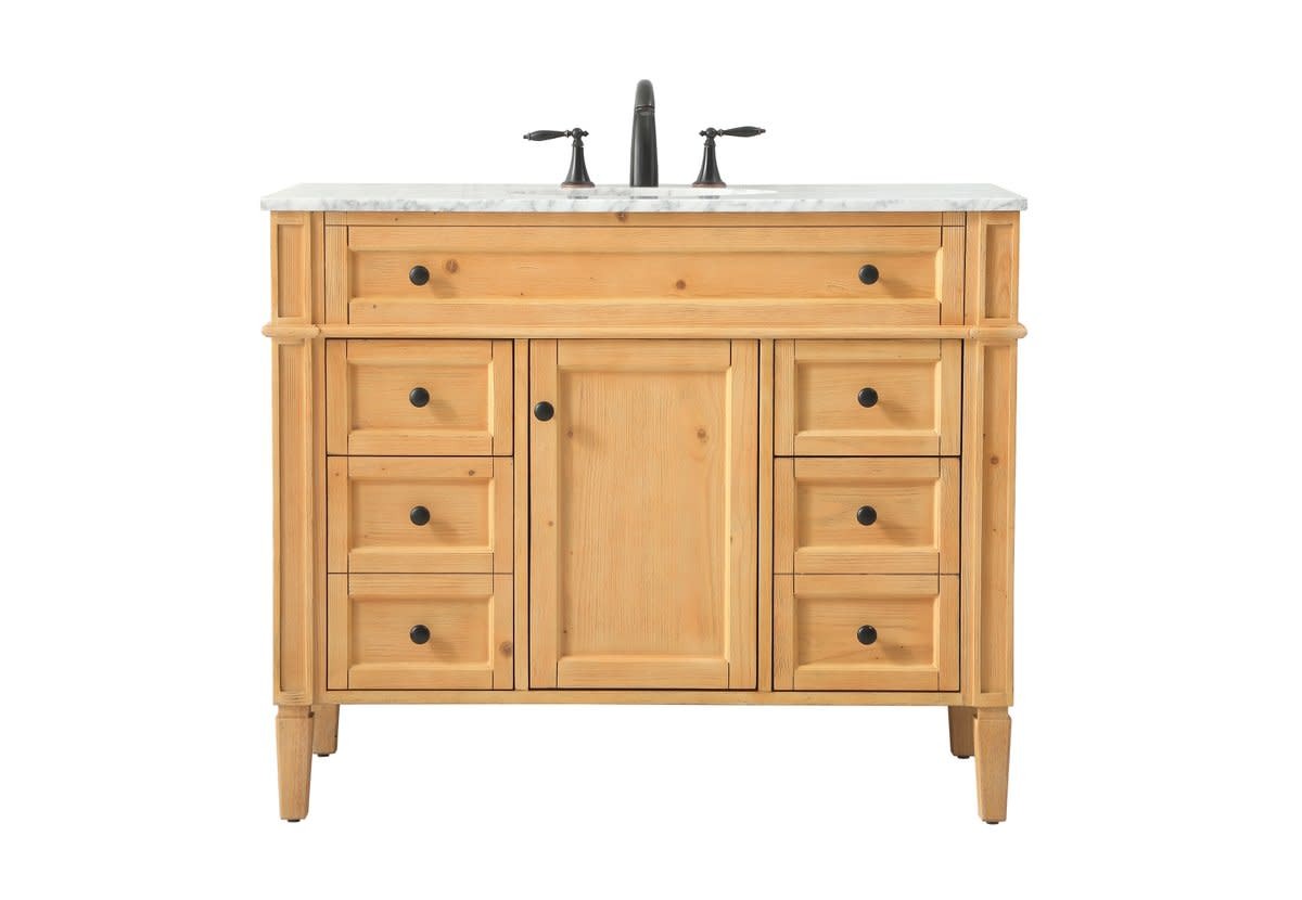 Elegant Lighting VF12542 Park Avenue 42″ – Natural Wood
