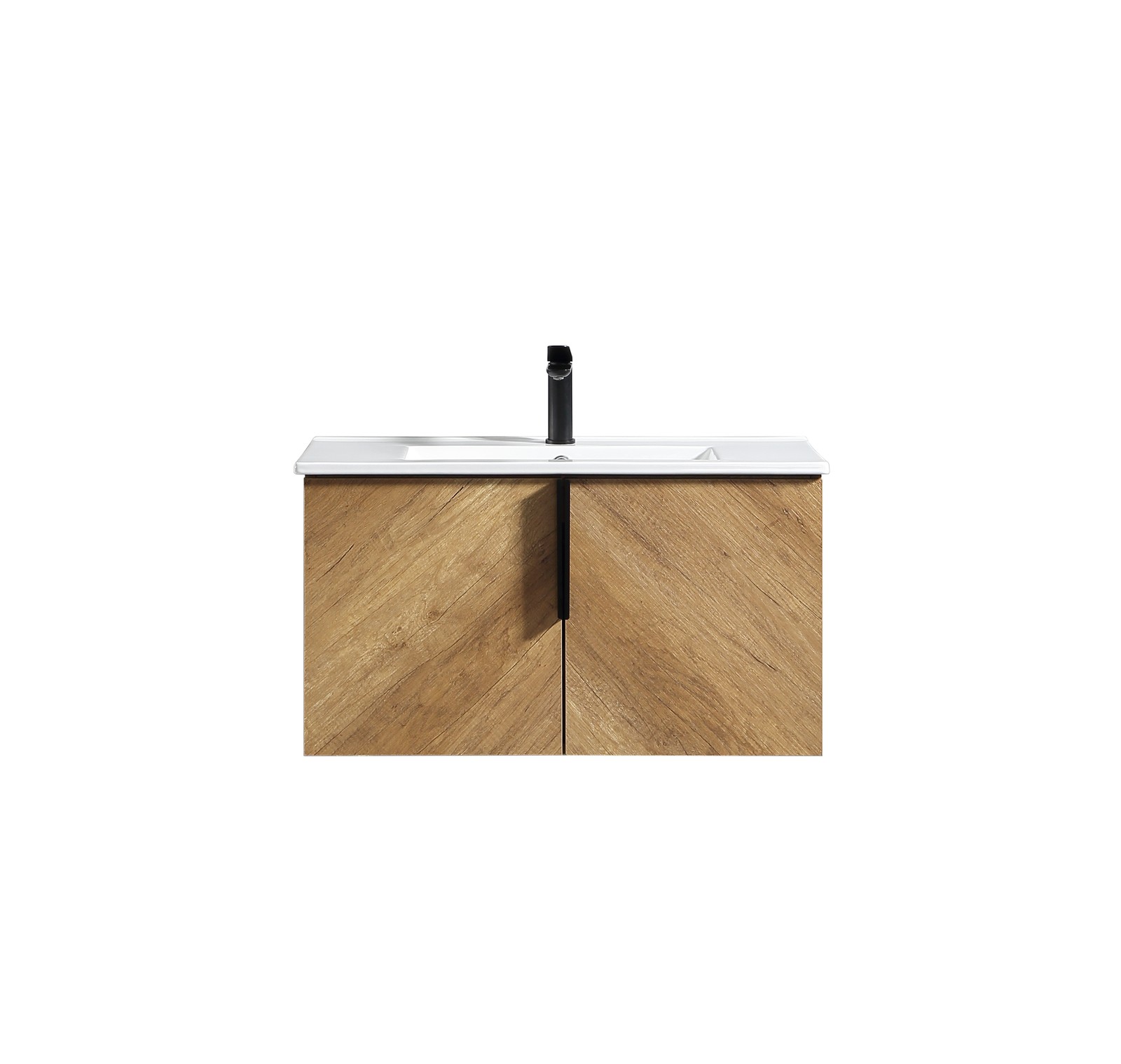 36 Inch Bathroom Vanity Without Sink in Golden Oak
