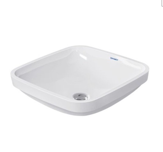 Duravit DuraStyle 15-3/4″ Square Ceramic Undermount Bathroom Sink with Overflow