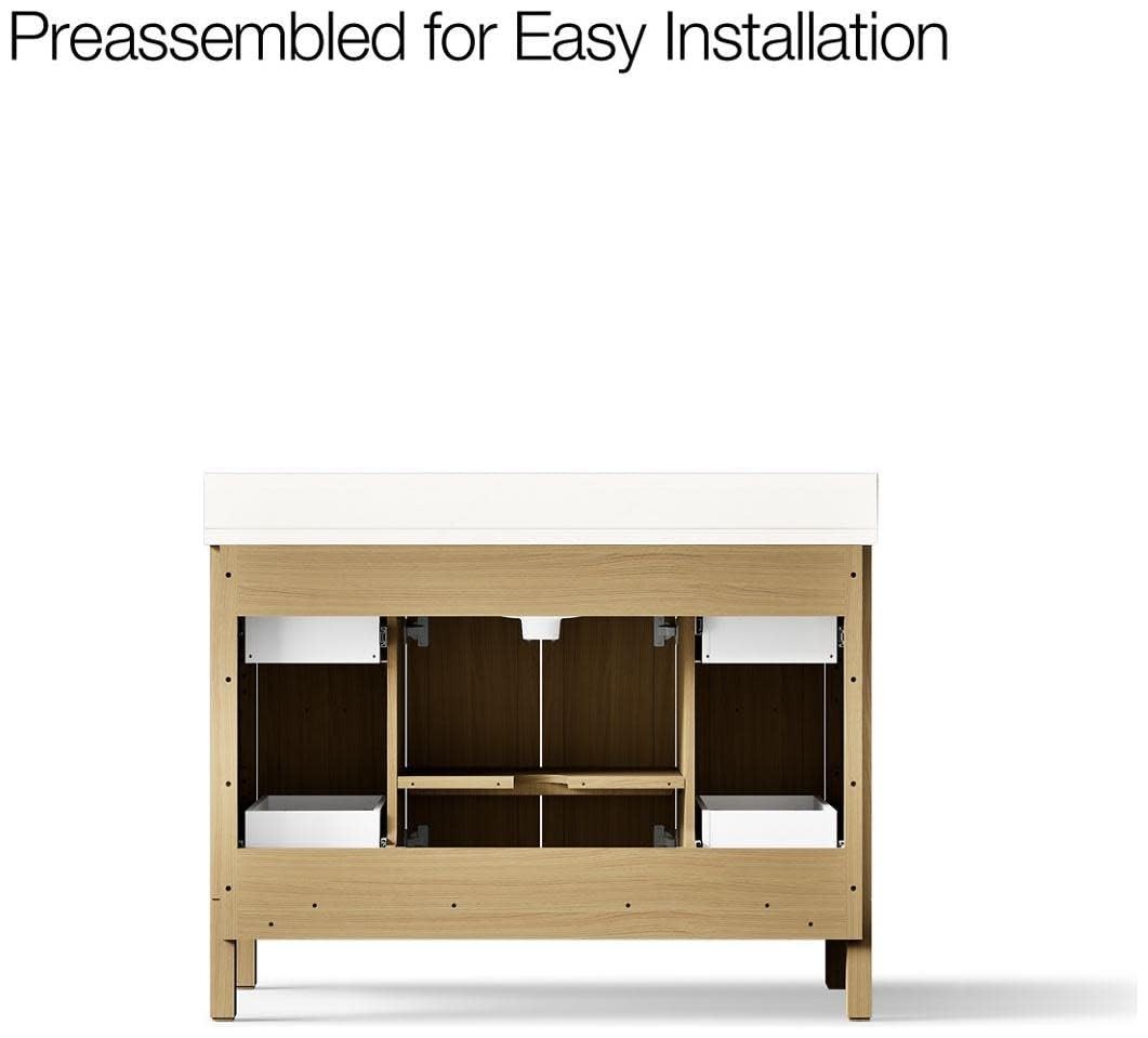 Kohler 39606-ASB-WEK Hadron™ 48″ Bathroom Vanity Cabinet Set*NEW*