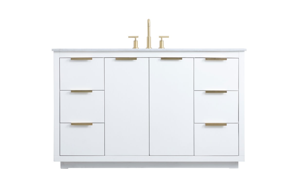Elegant Lighting VF19454 Blake 54″ – White