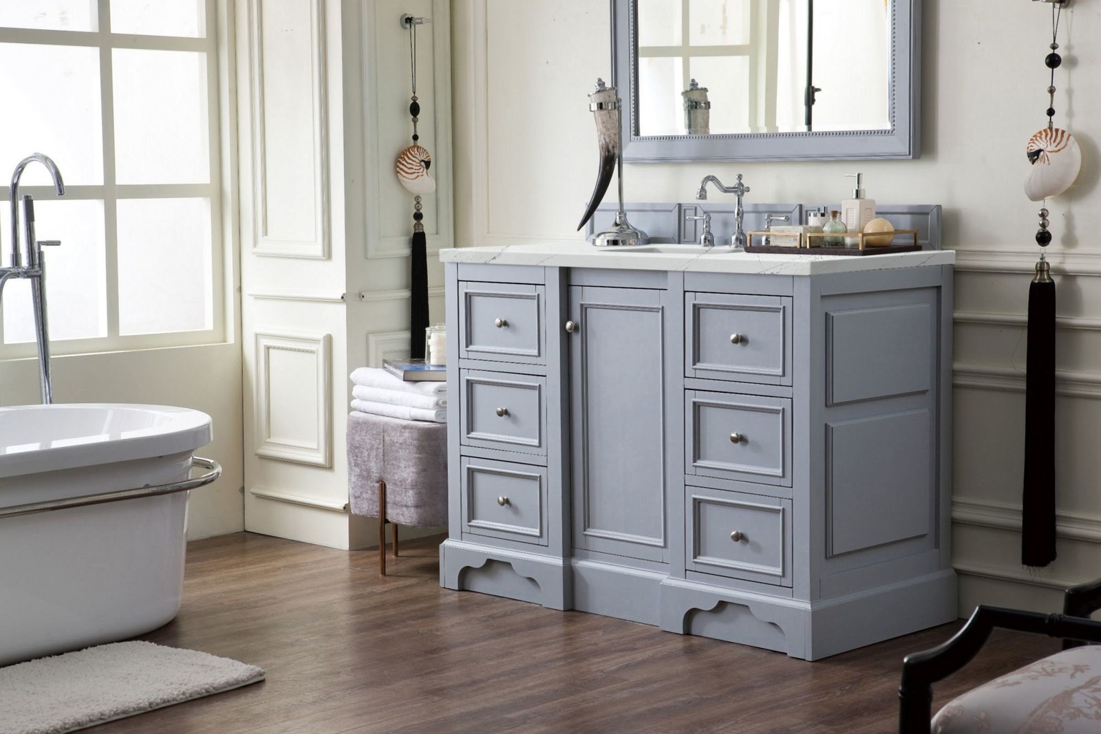 James Martin Vanities 825-V48-3ENC De Soto 48″ – White