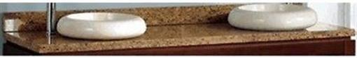 Granite Bathroom Vanity Top ONLY Trevi Series 72×22″ Giallo Veneziano $2,050