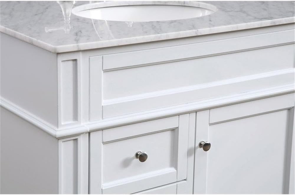 Elegant Lighting – VF-1024 – 32 In. Single Bathroom Vanity Set In White Finish