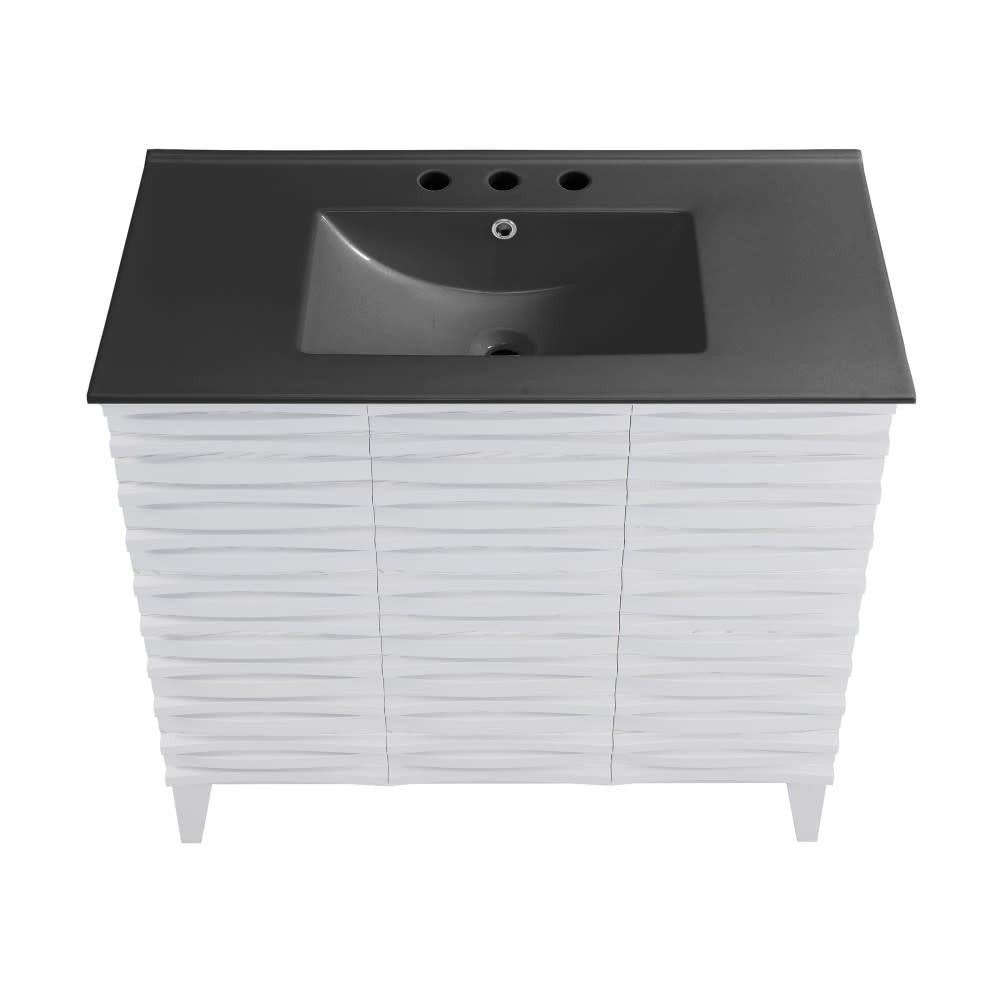 Swiss Madison SM-BV471-3 Cascade 36″ – White Oak / White