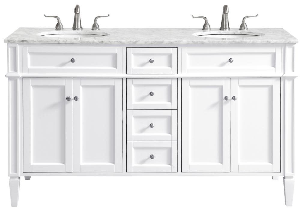 Elegant Lighting VF12560D Park Avenue 60″ – White