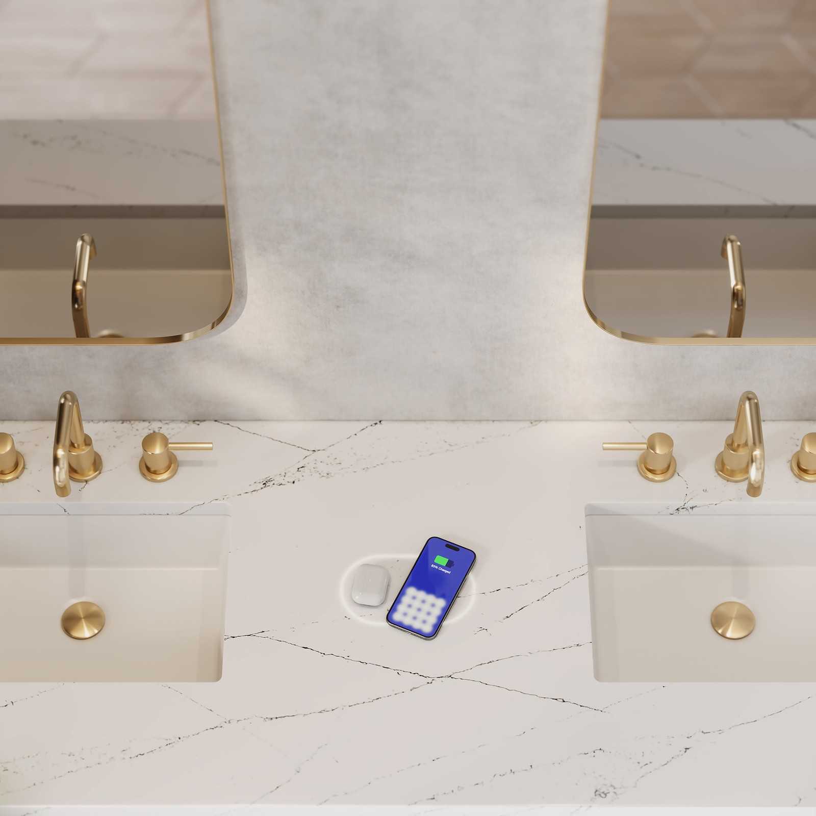 James Martin Vanities 040-S72-FP-SNK 72″ Stone Composite Vanity – Ethereal