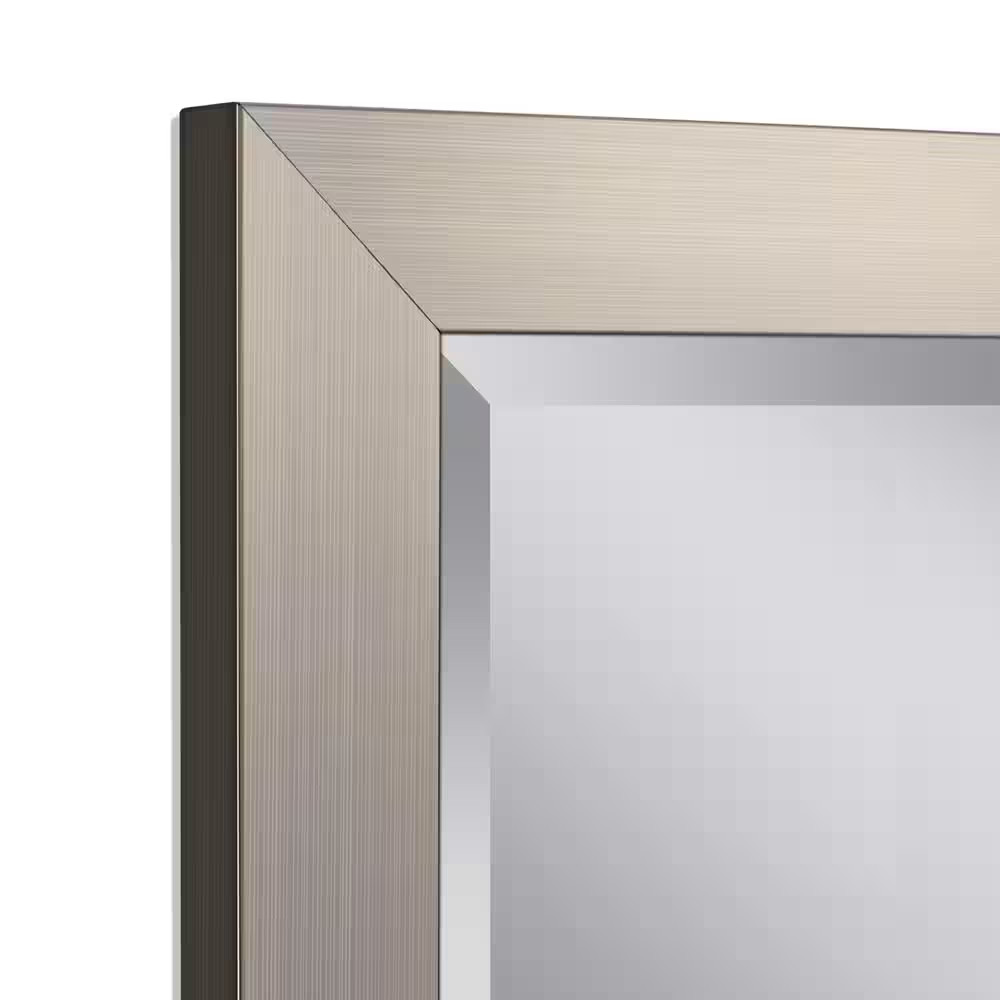 Modern 26 In. W X 32 In. H Framed Rectangular Beveled Edge Bathroom Vanity Mirro