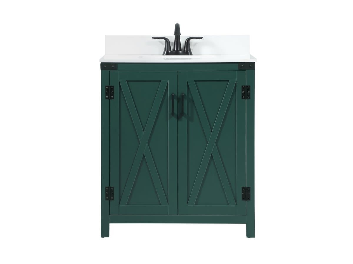 Elegant Lighting VF90230-BS Grant 30″ – Green