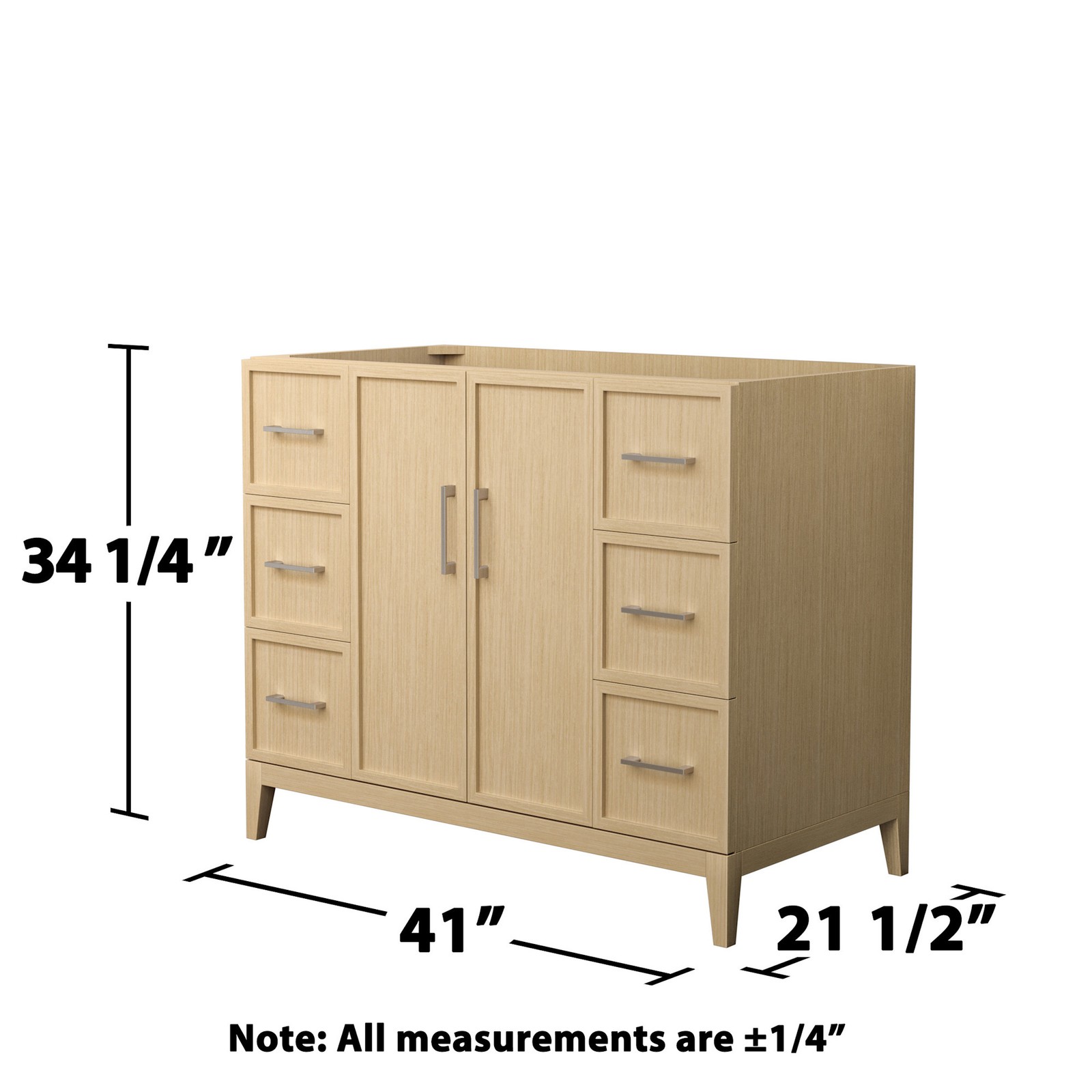 Wyndham Collection WCH717142S-CX-MXX Elan 42″ Single – White / Brushed Nickel