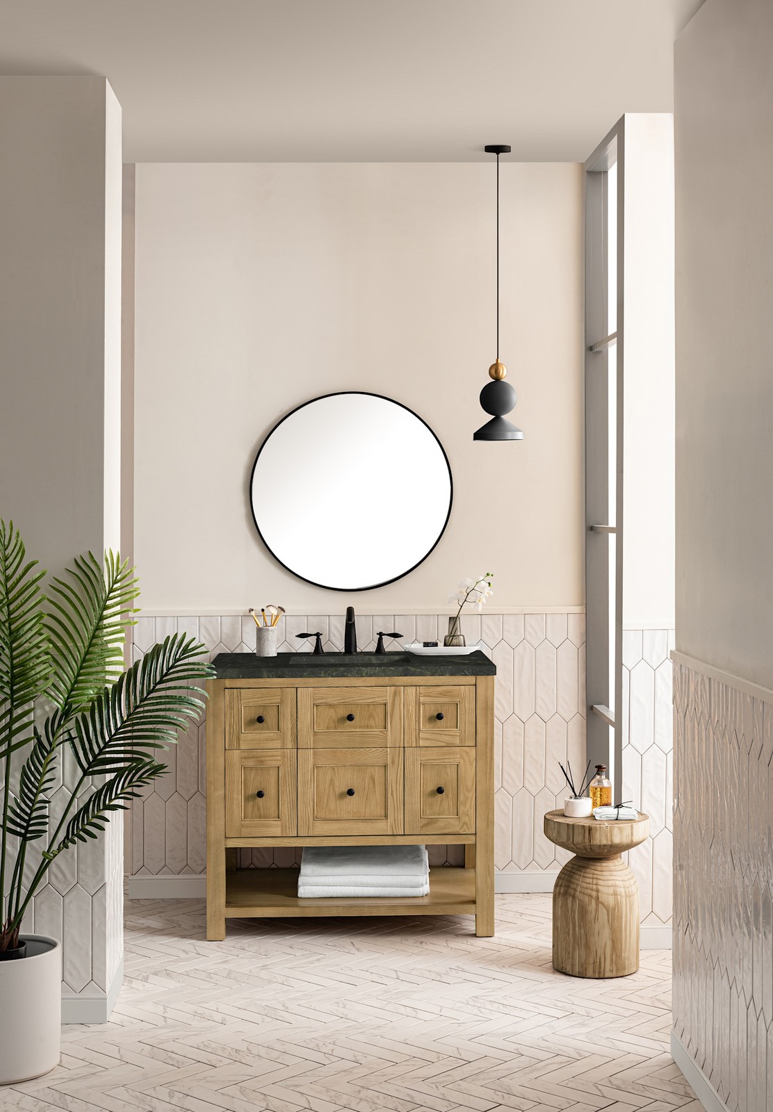 James Martin Vanities 330-V36-3PHT Breckenridge 36″ – Serenity Blue