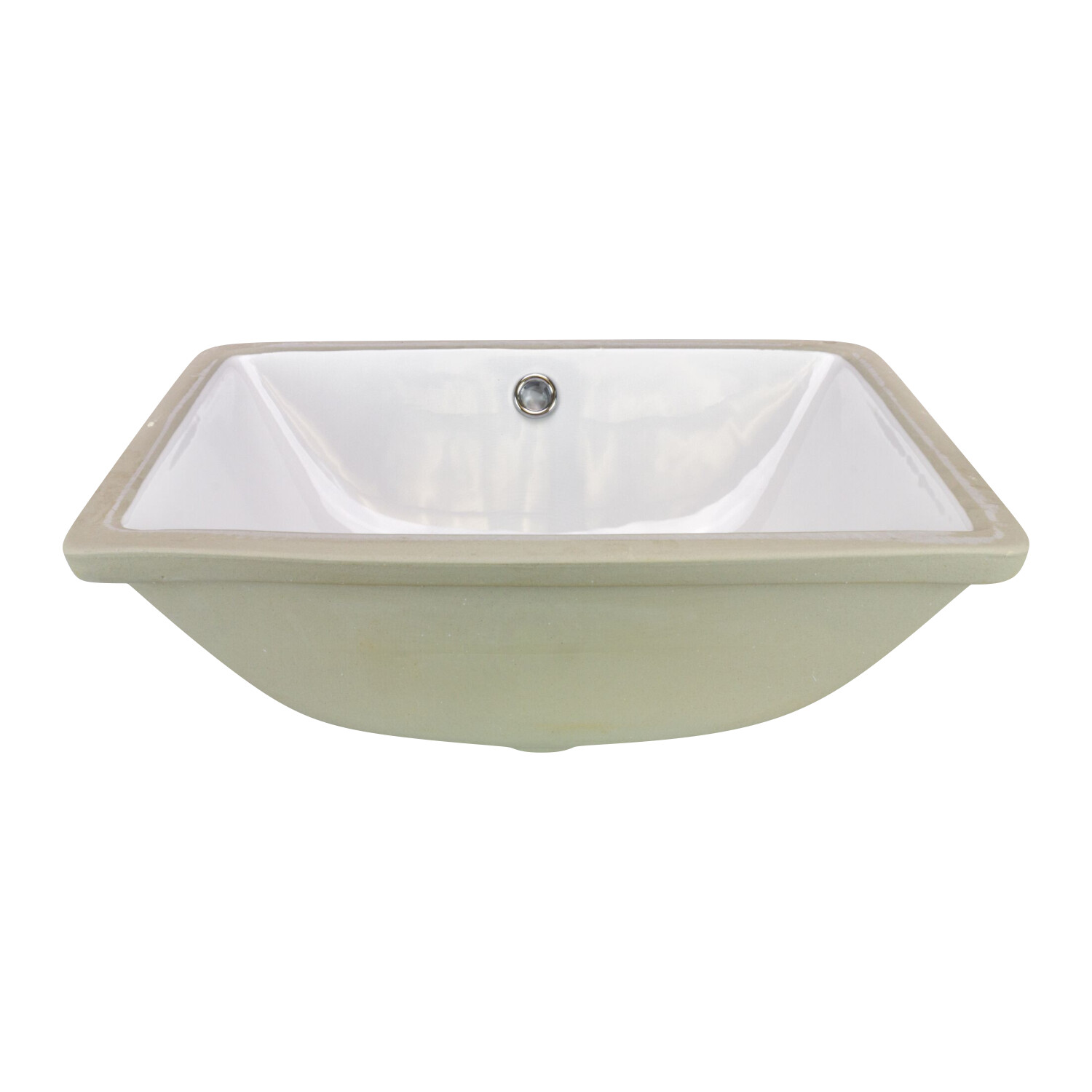 Pool Rectangular Undermount Bathroom Vanity Sink 18″ X 13″ X 7″ White Porcelain