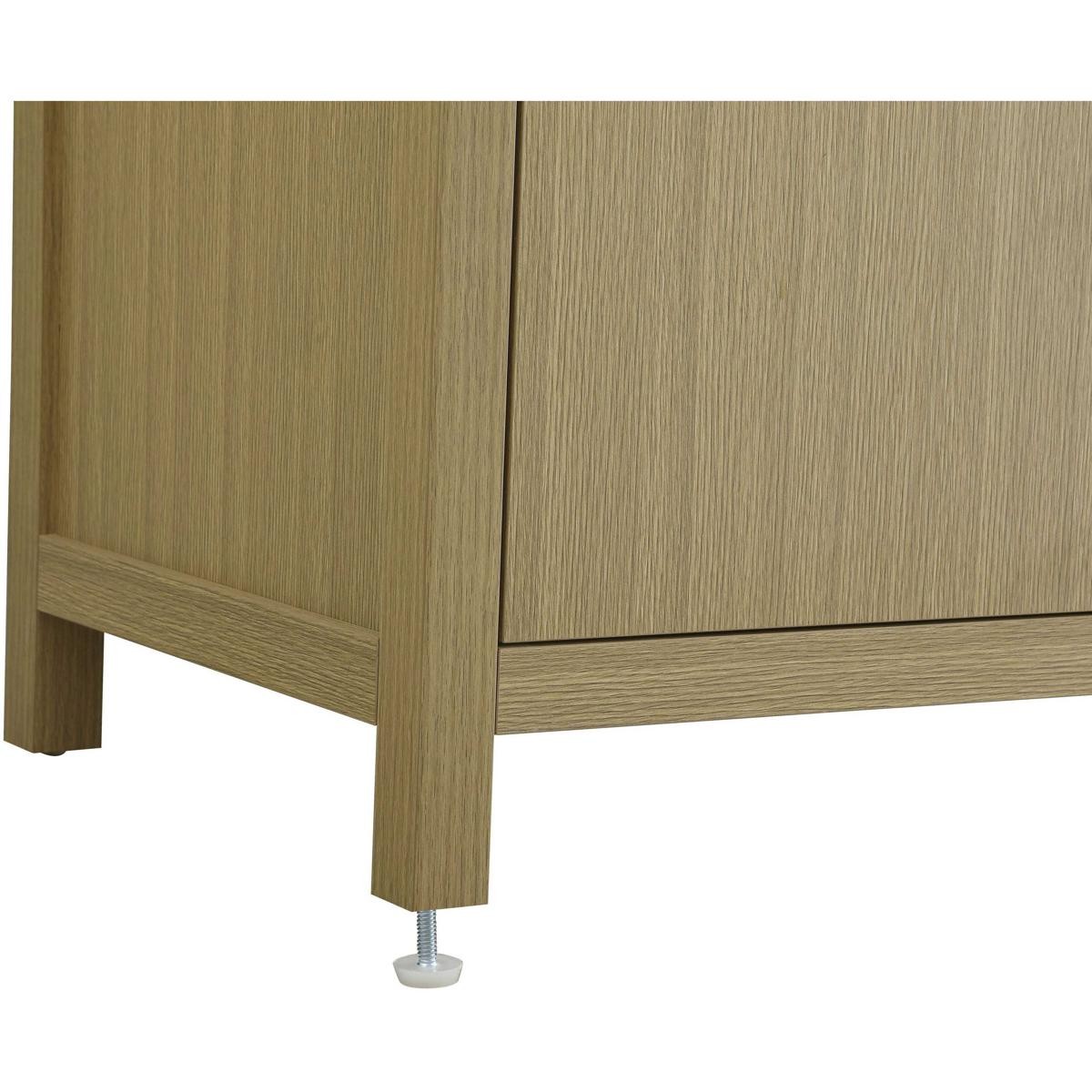 Elegant Lighting VF60630MHB-BS Nathan Vanity Honey Brown