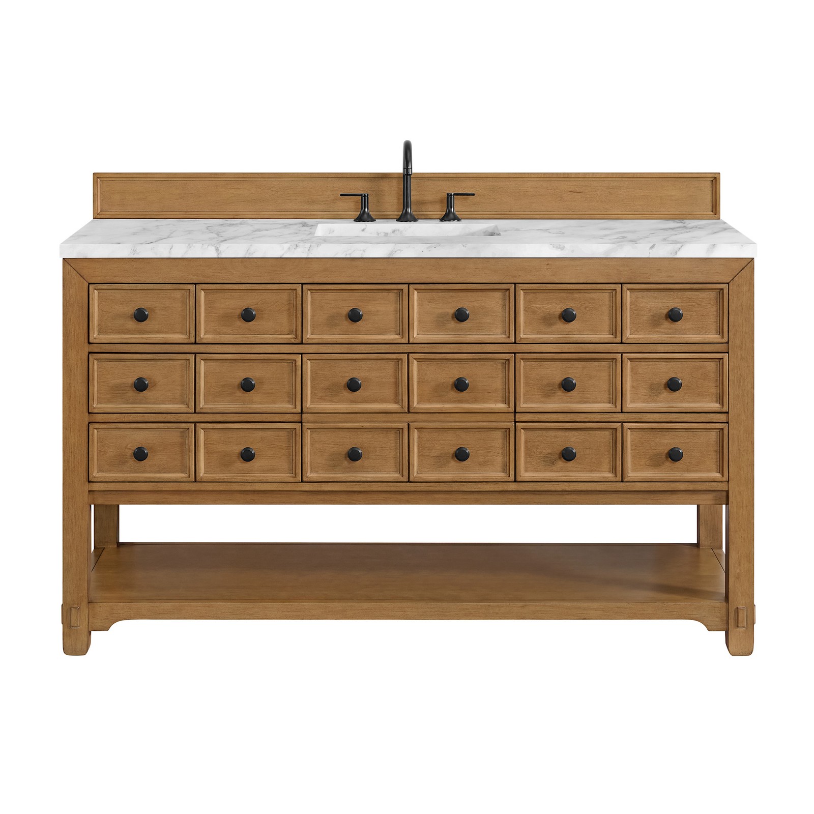 James Martin Vanities 505-V60S-3CAR Malibu 60″ – Amber Birch