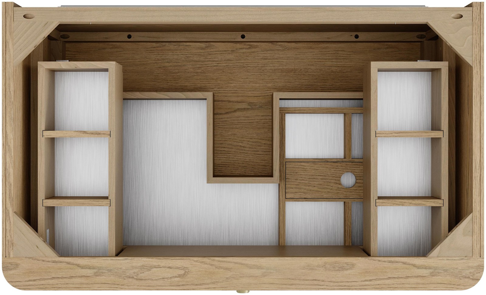 James Martin Vanities D640-V36-WVSL Allamari 36″ Wall Mounted – Dune Mist