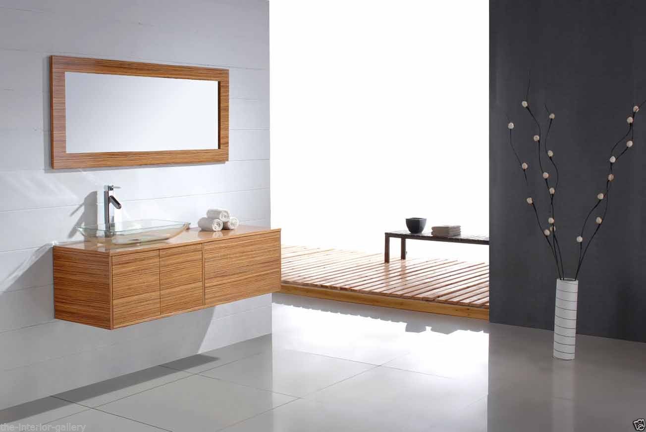 Bathroom Vanity – Modern Bathroom Vanity Set – Single Sink – Savanna – 55″