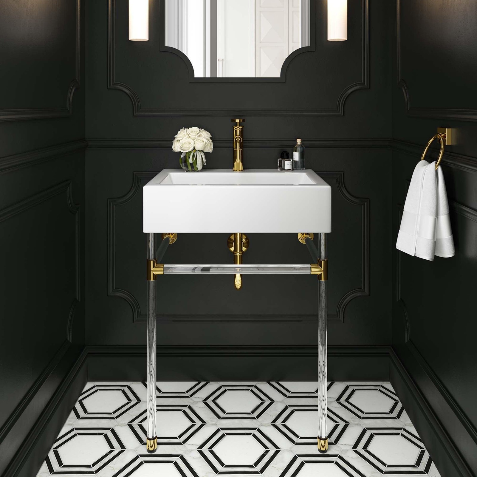 Redeem 24″ Acrylic Wall-Mount Bathroom Vanity