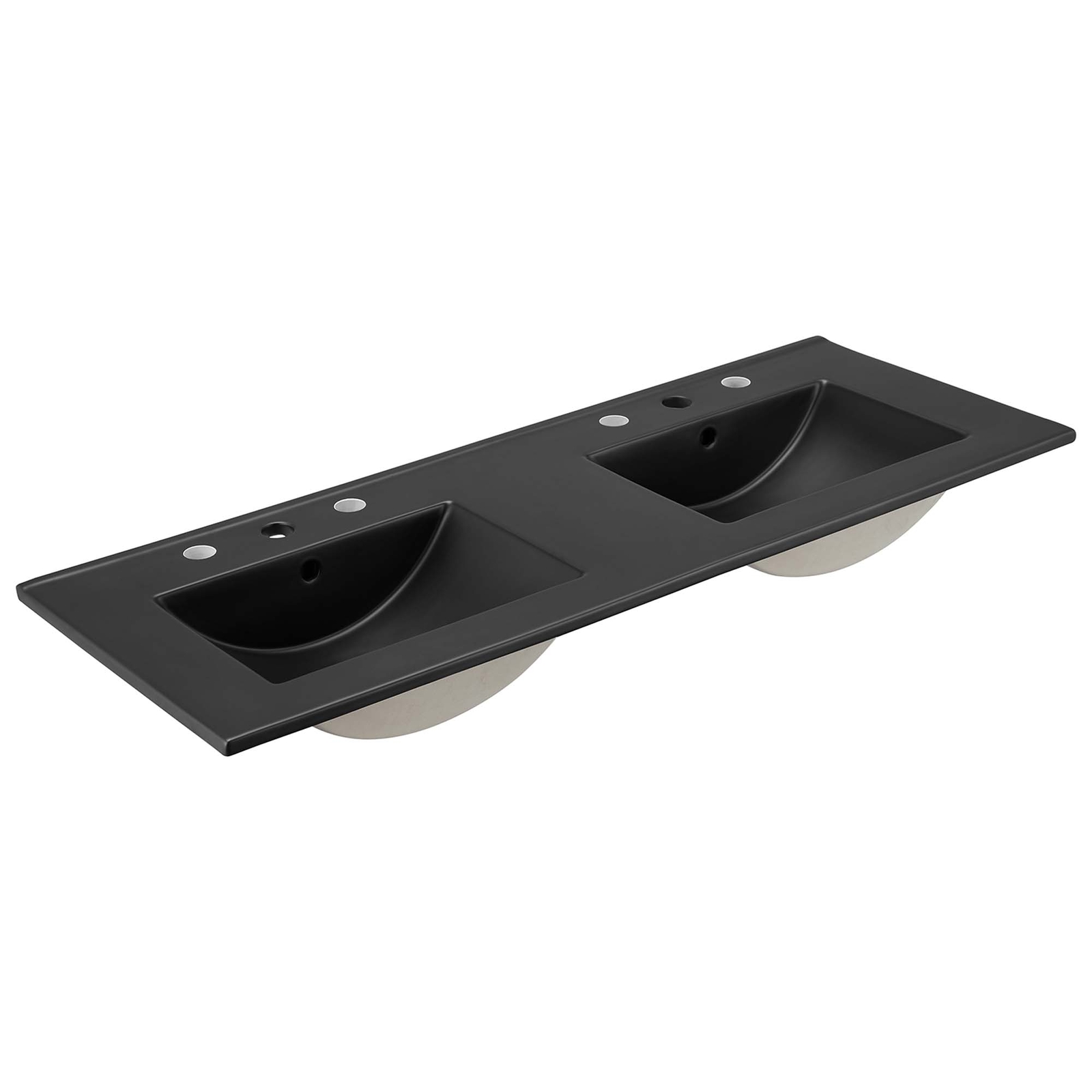 Chaucer 48″ Double Sink Bathroom Vanity in Oak Black