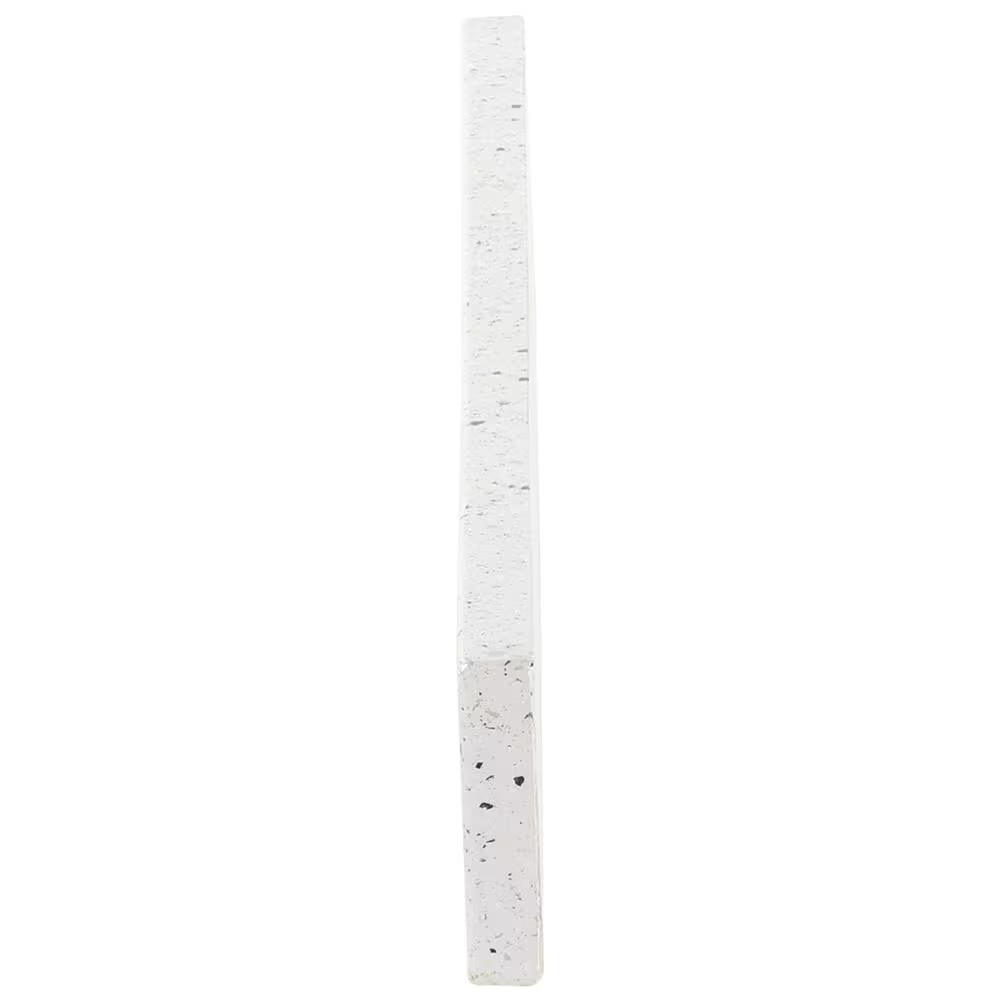 21 In. W Cultured Marble Vanity Sidesplash in Silver Ash