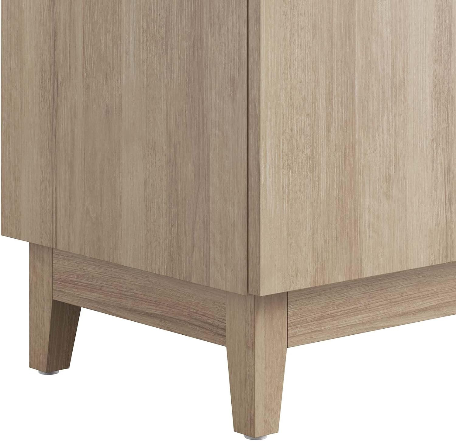 Miles 24” Oak Bathroom Vanity Cabinet – Sink Basin Not Included