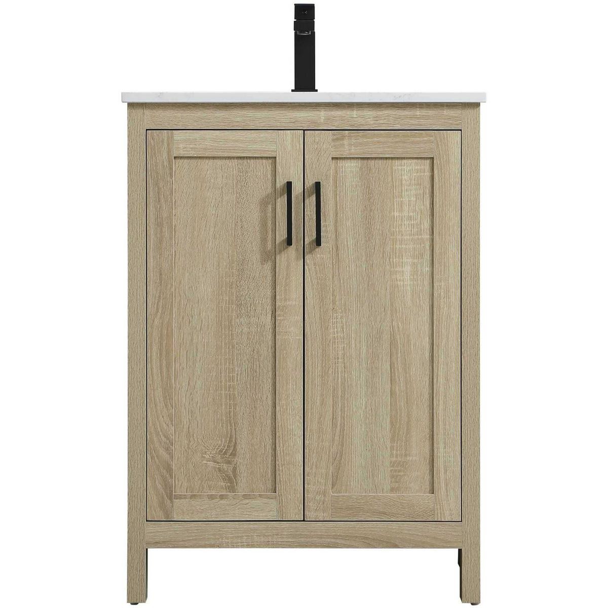 Elegant Lighting VF25124MW Finnley Vanity Mango Wood