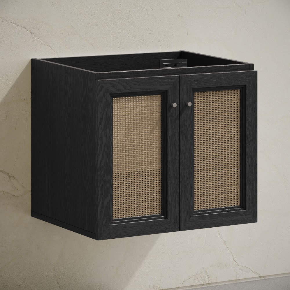 Swiss Madison SM-CO2804 Classe 24″ Single Wall Mounted Vanity – Black Oak