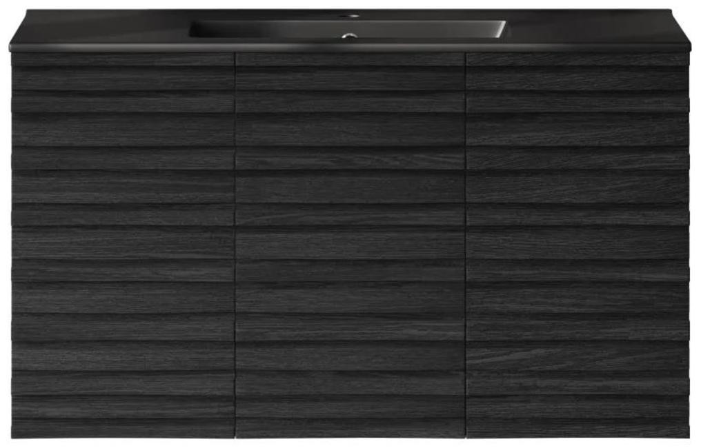 Swiss Madison SM-BV8602 Cascade 36″ Wall Mounted Single Basin – Black Oak /