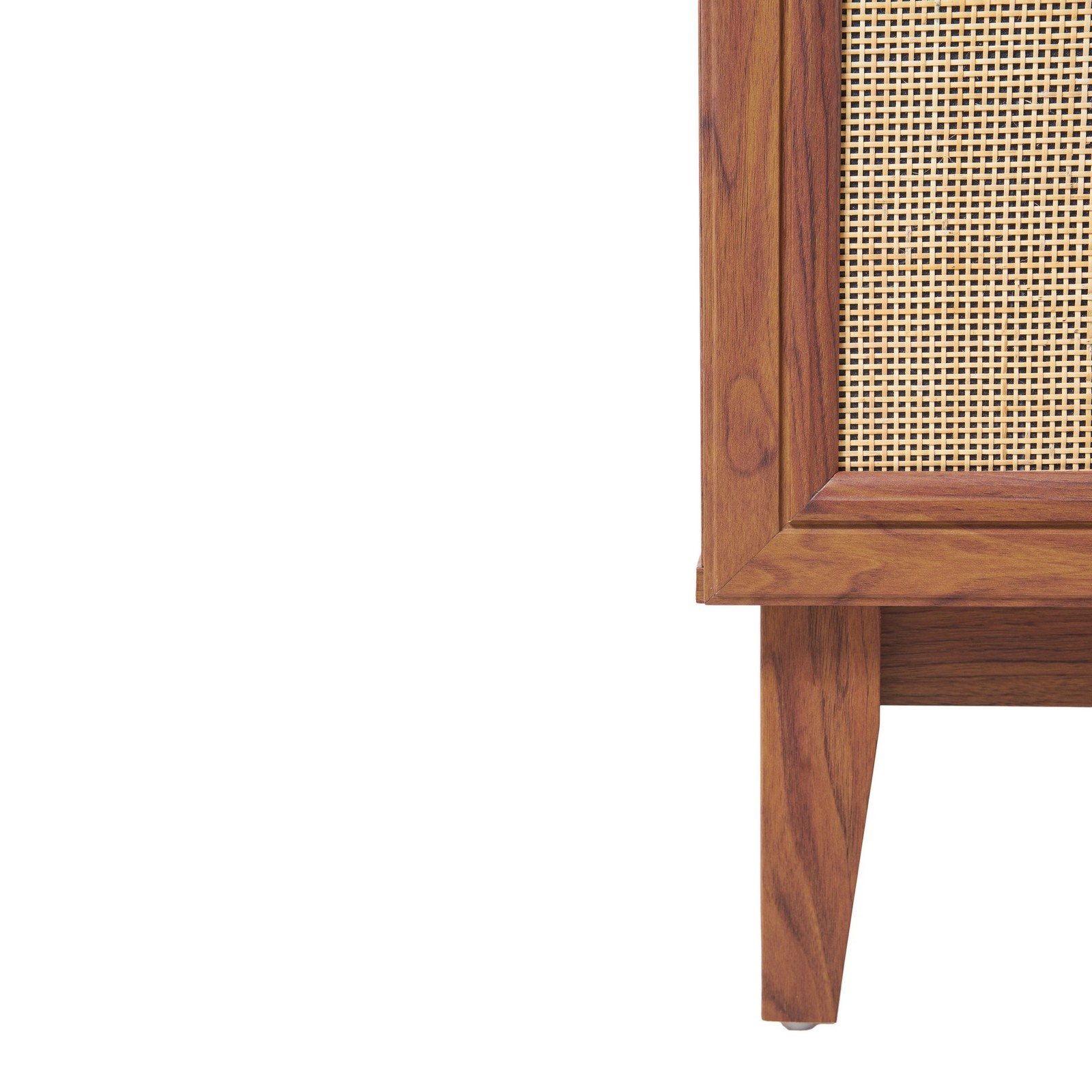 Javer 20 in. W x 18 in. D x 33 in. H Rattan Modern Farmhouse 2-Shelf Bath Vanity