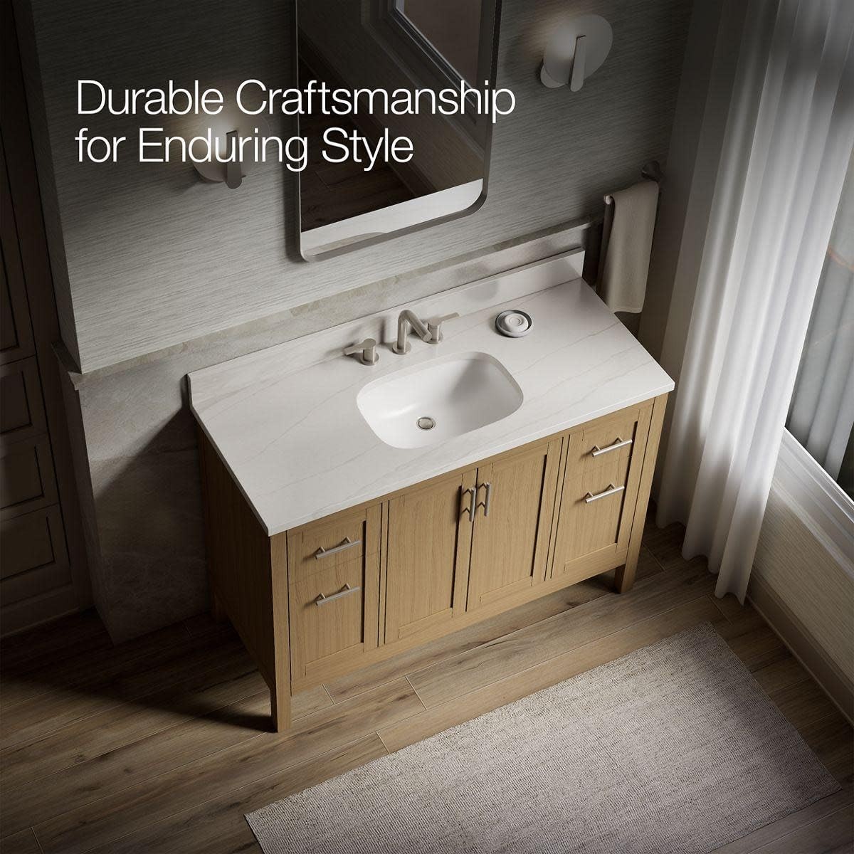 Kohler 39606-ASB-WEK Hadron™ 48″ Bathroom Vanity Cabinet Set*NEW*