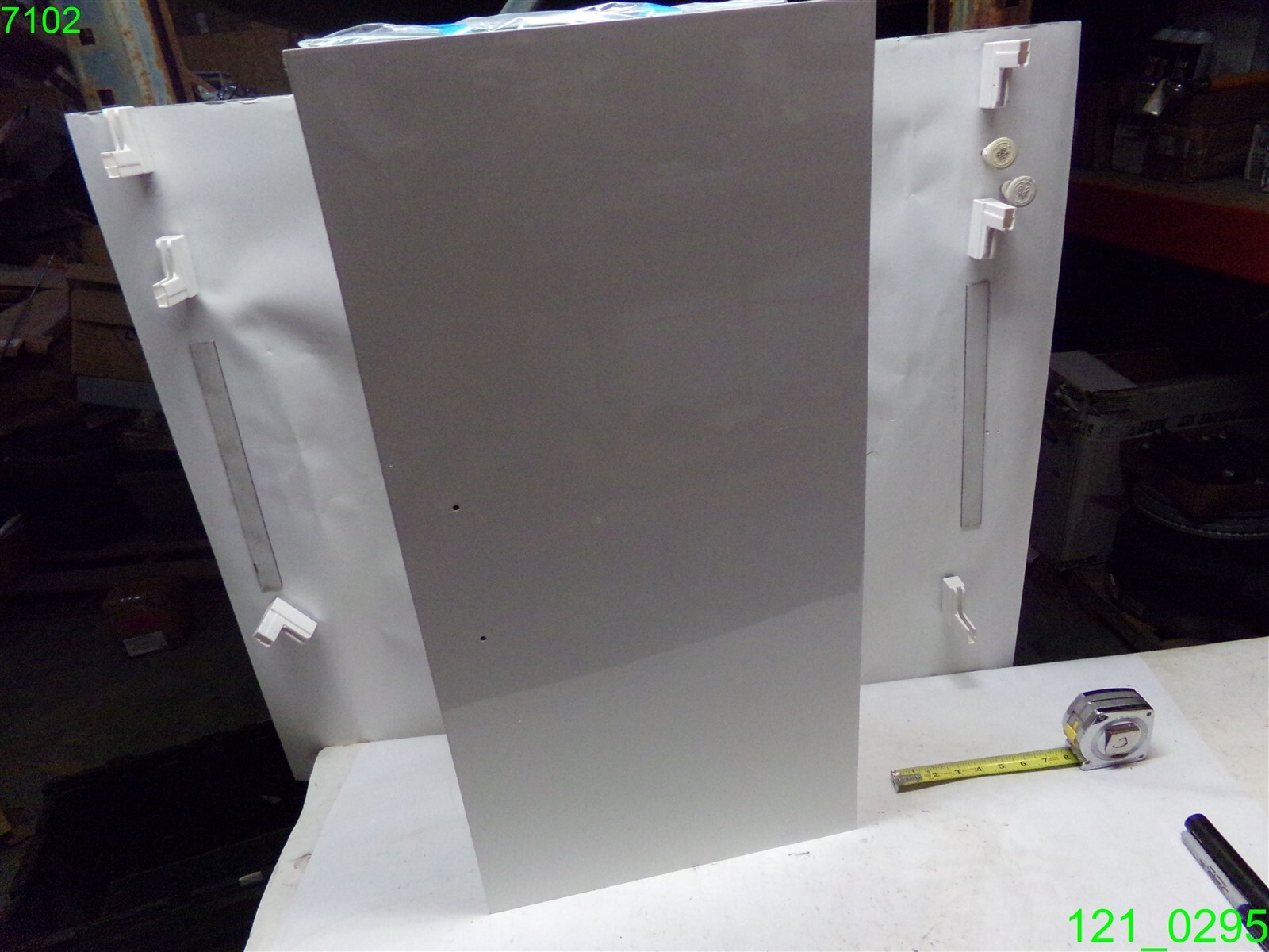 SALGAR MODULO FUSSION CHROME 800 1/P WHITE 40cm X 80cm X 16cm 21194 – NEW