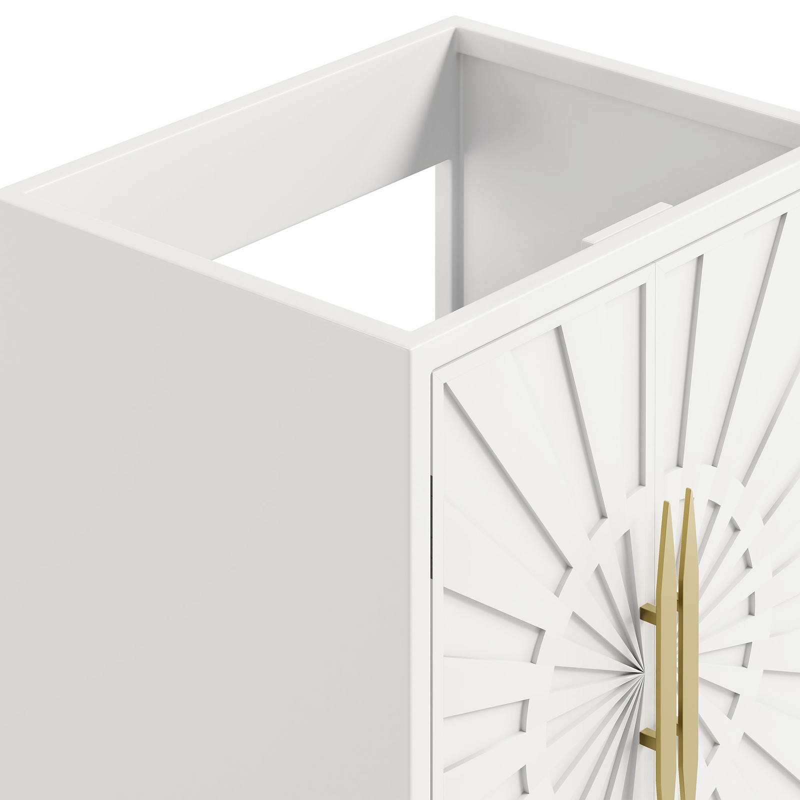 Modway Awaken 24″ Bathroom Vanity Cabinet in White – Sink Basin Not Included