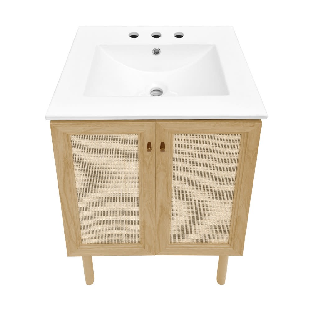 Swiss Madison SM-BV662-3 Classe 24″ – Golden Oak / White