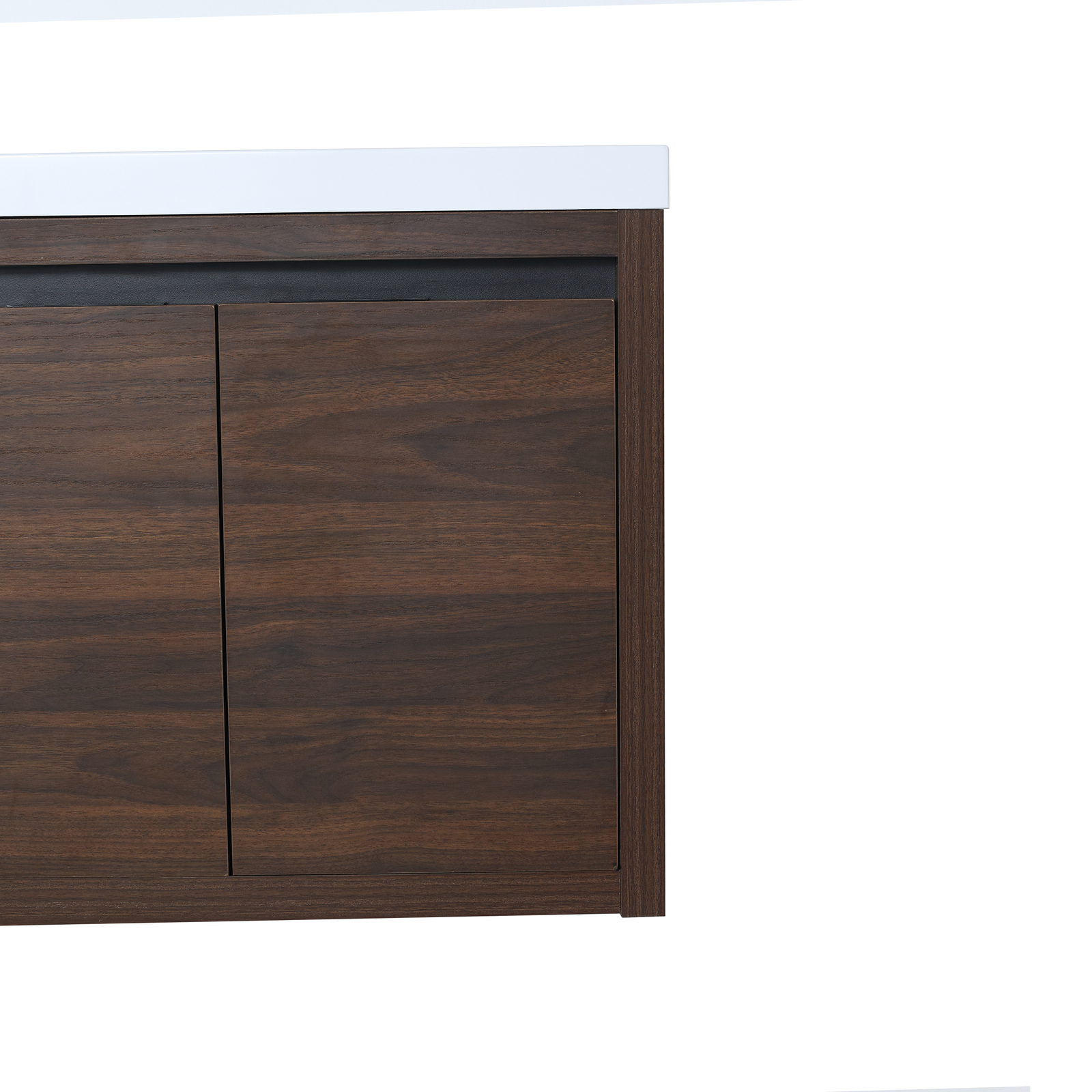 24″ Floating Wall Mounted Bathroom Vanity Cabinet W/Sink +Door for Small Space