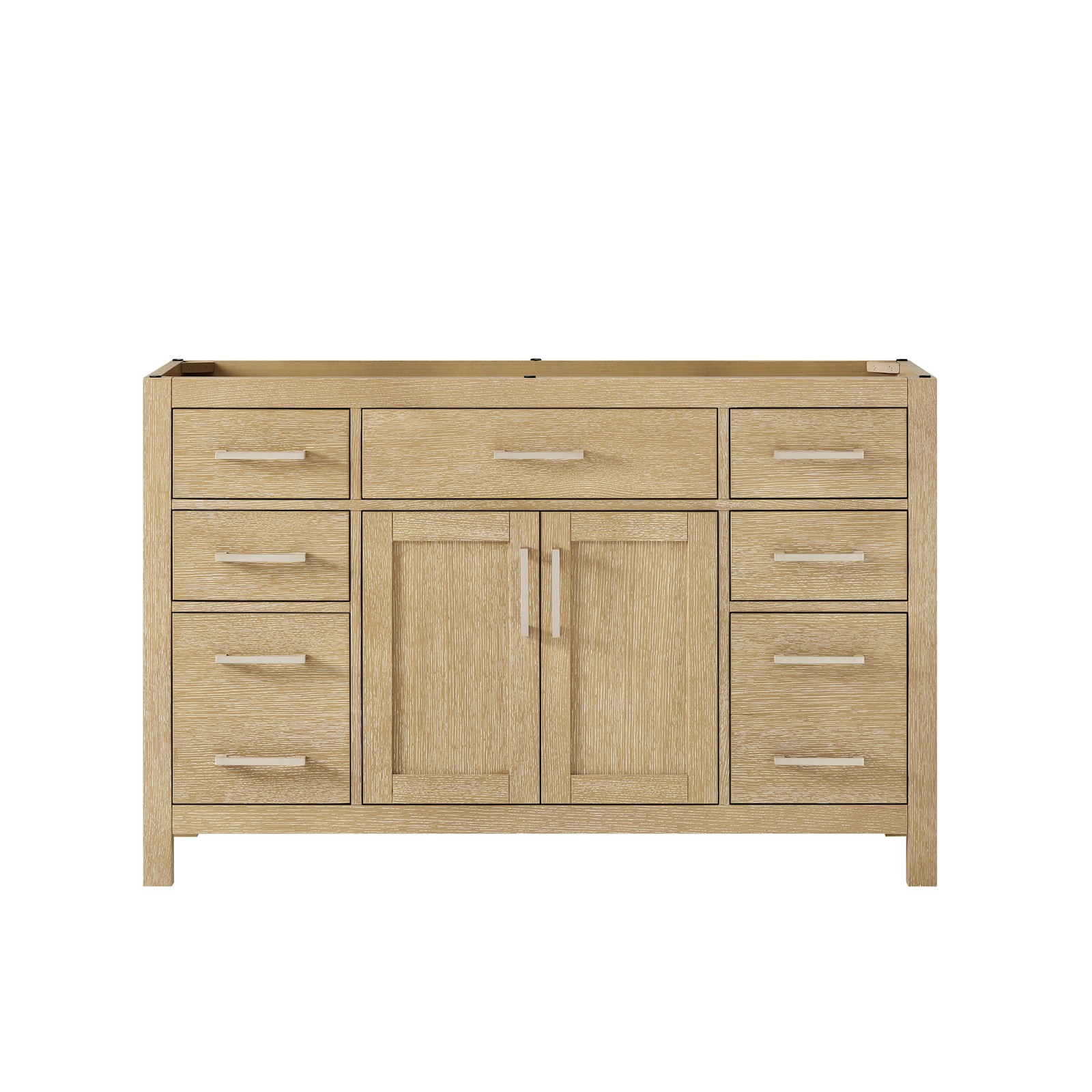 Wyndham Collection WCG242454S-CX-MXX Beckett 53″ Single – White / Brushed Gold