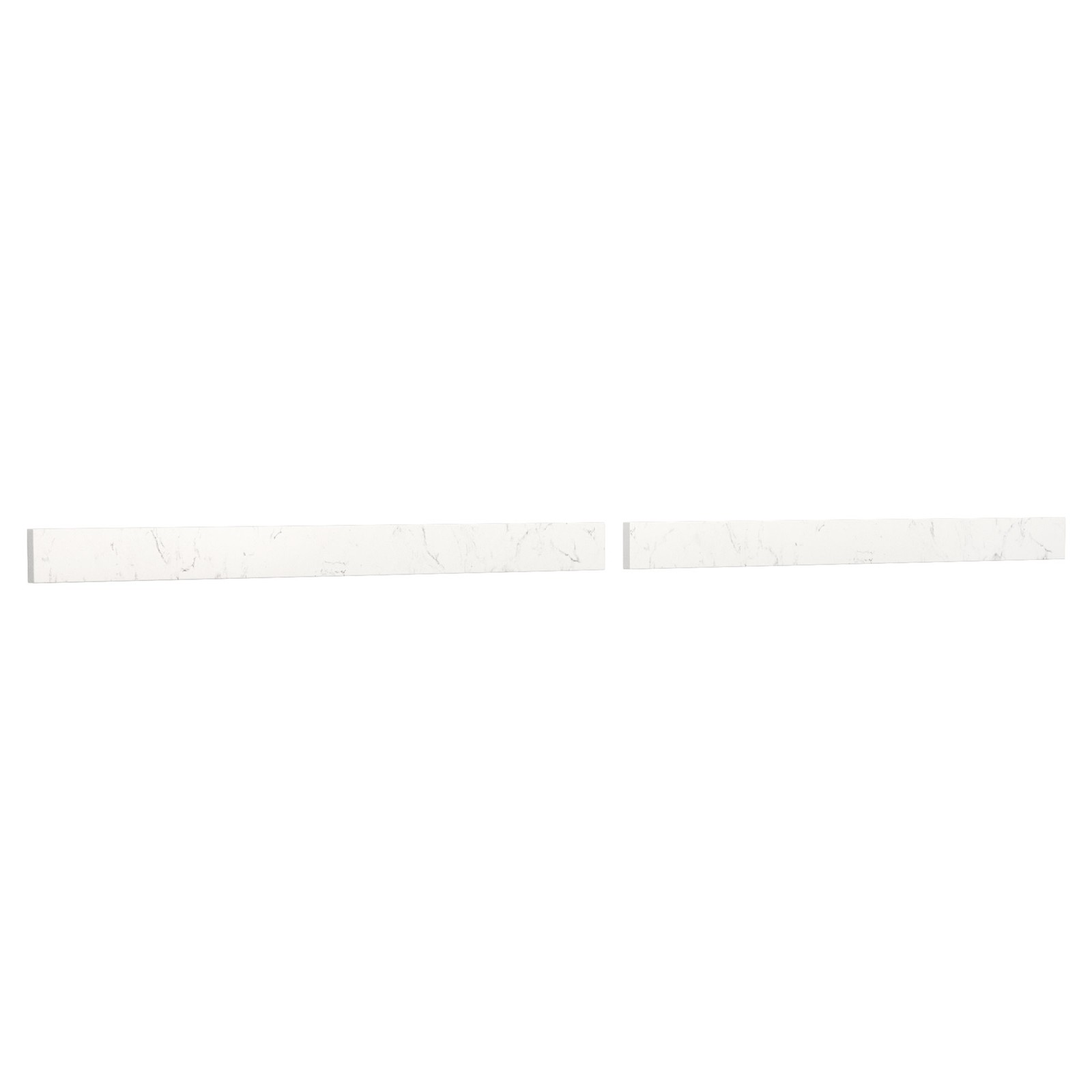 Wyndham Collection WCFVCA180BS 80″ x 3″ Backsplash – Carrara Cultured Marble