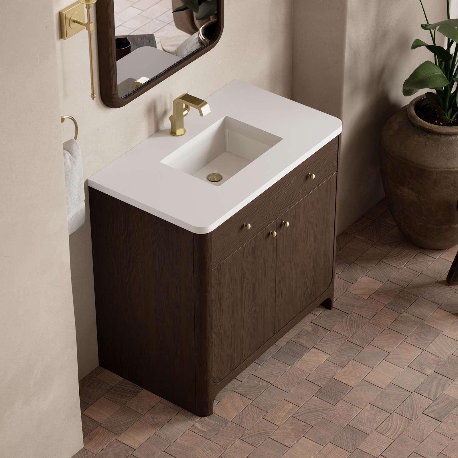 James Martin Vanities D125-V36-3WZ Gracyn 36″ – Sable