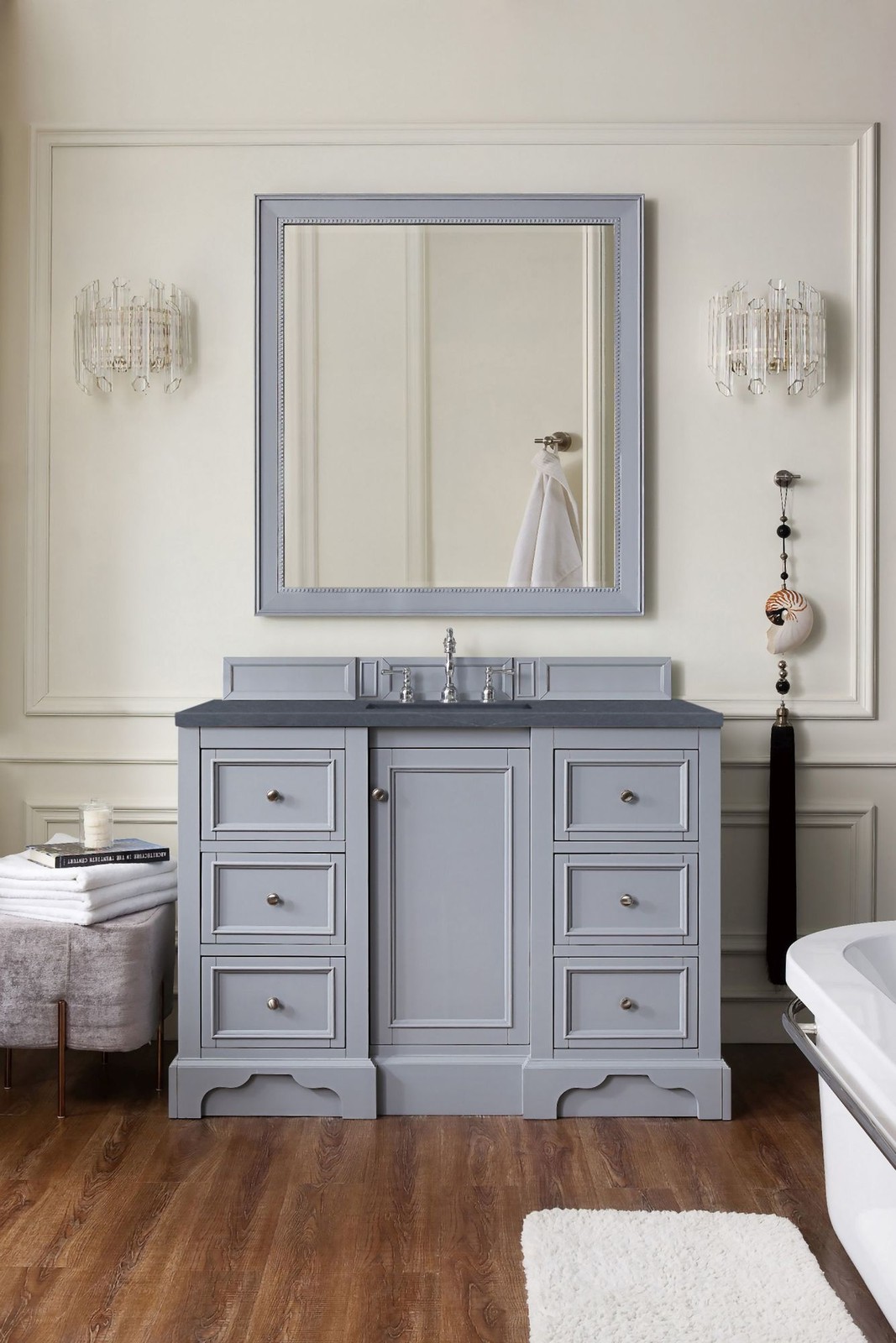 James Martin Vanities 825-V48-3CSP De Soto 48″ – White