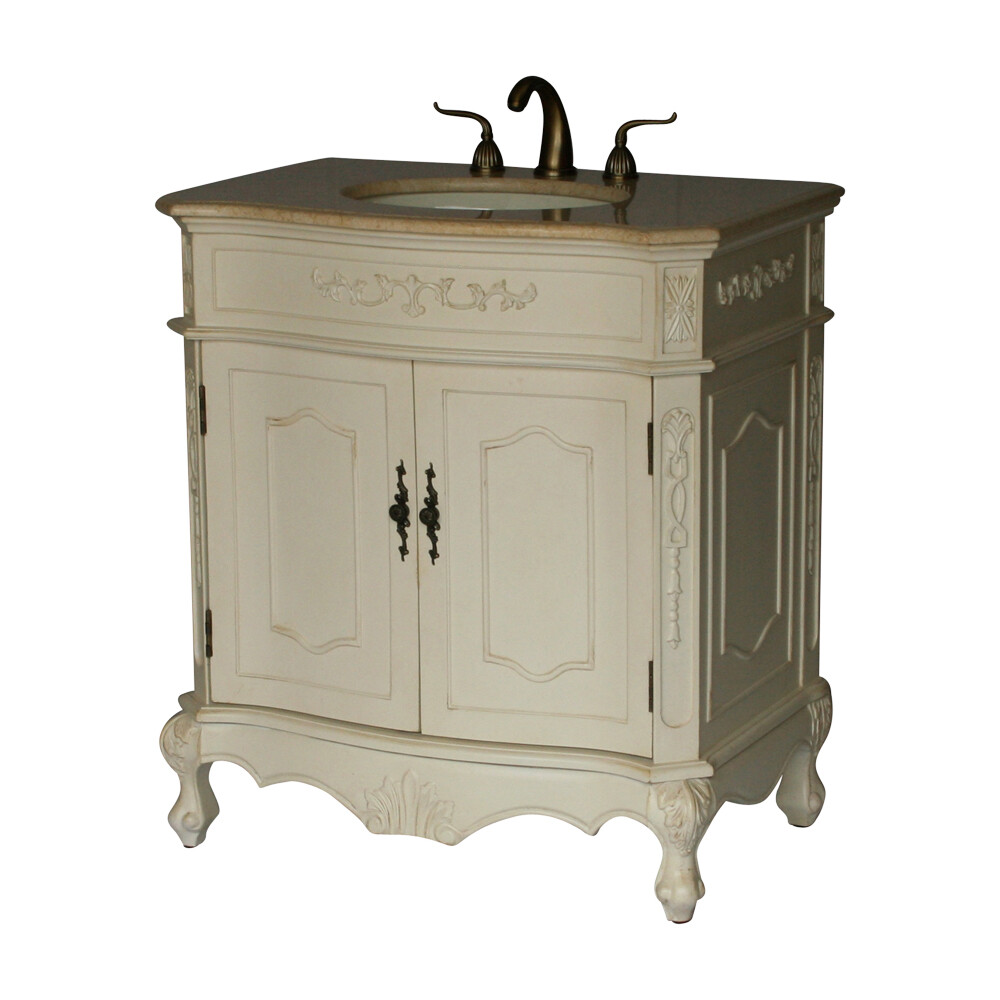 32-Inch Antique Style Single Sink Bathroom Vanity Model 1905-32 261BE