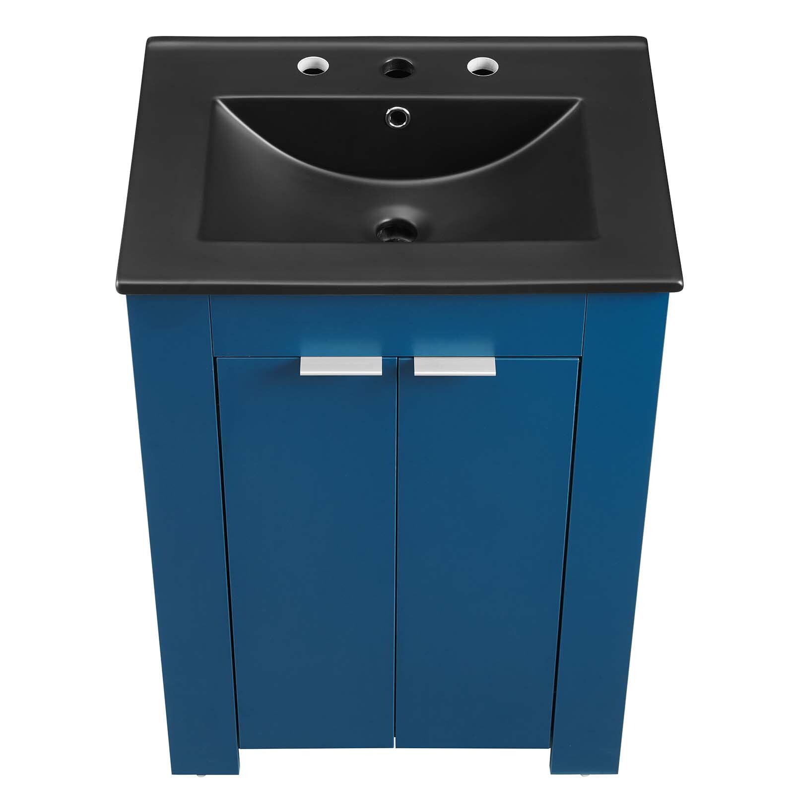 Modway Maybelle 24″ Bathroom Vanity In Navy Black