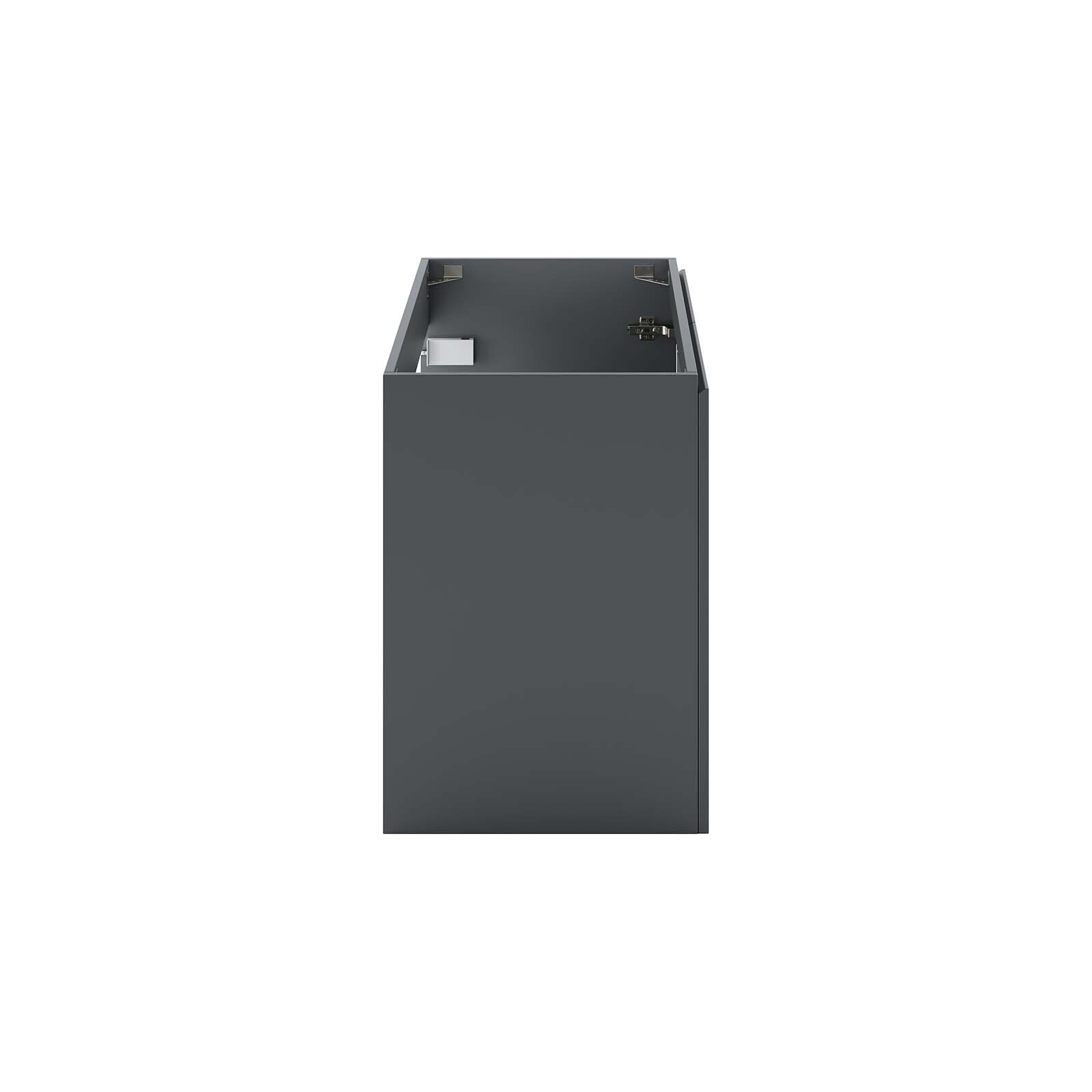 Modway Vitality 30″ Wall-Mount Bathroom Vanity in Gray