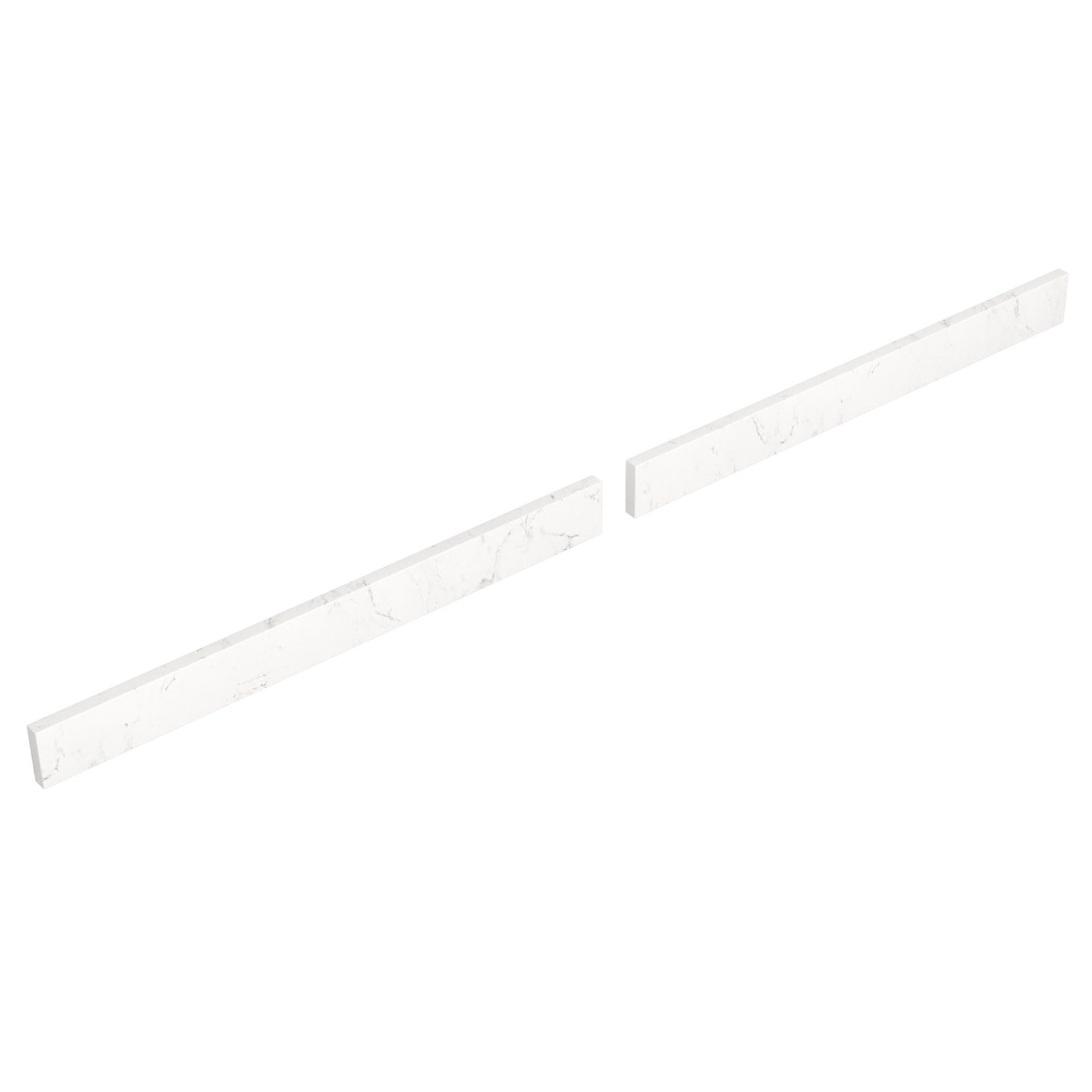 Wyndham Collection 60×3-Inch White Cultured Marble Vanity Bathroom Backsplash