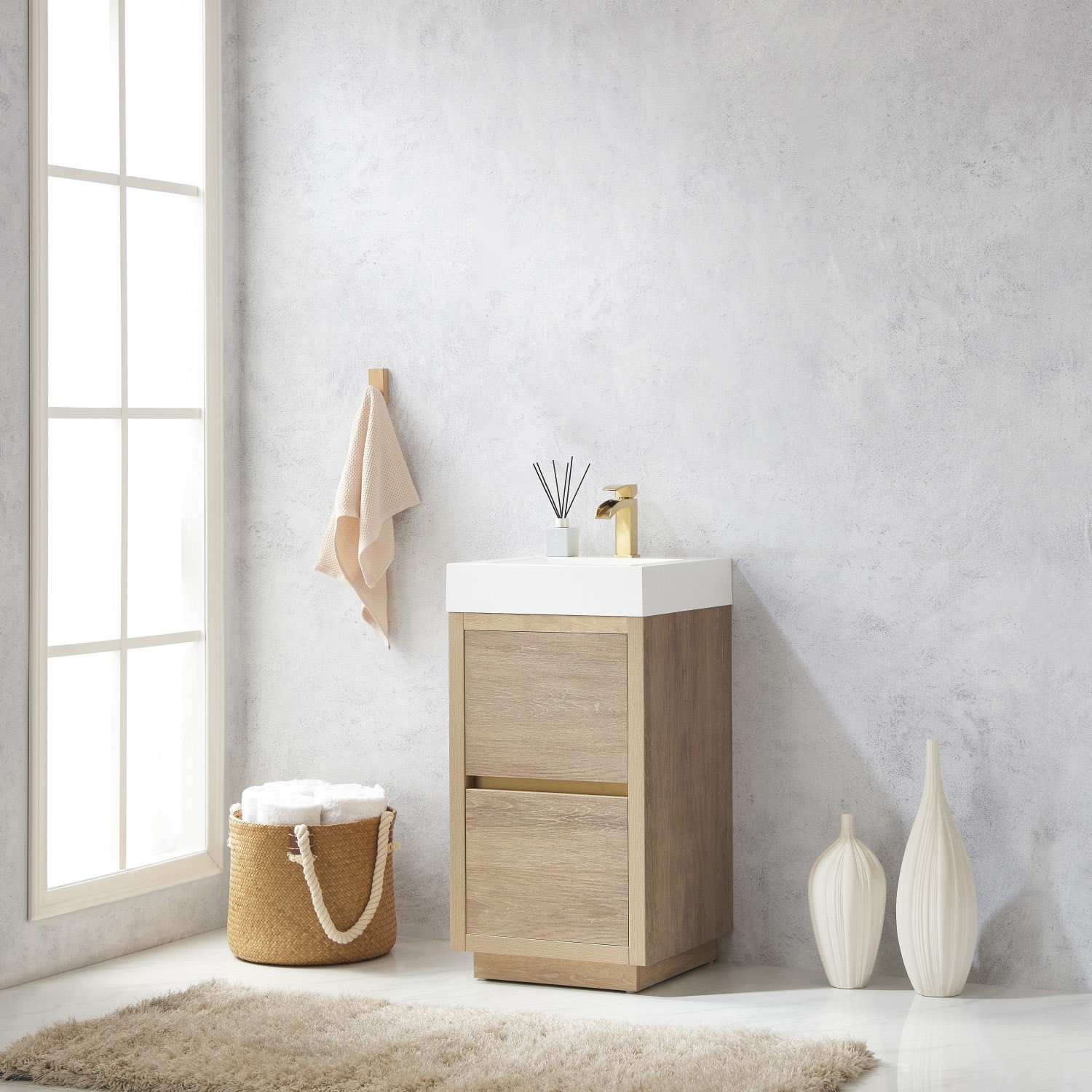 Miseno MV703018-NM Huesca 18″ – North American Oak