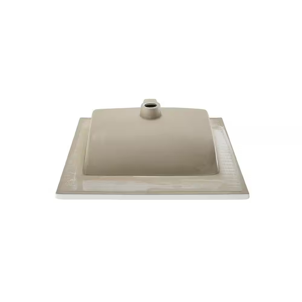 24 In. Ceramic Single Faucet Hole Vanity Top in White with White Basin