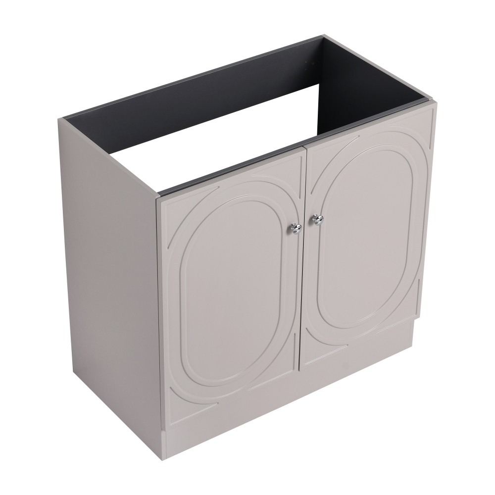 Freestanding Bathroom Vanity with Two Soft-Close Cabinet Doors