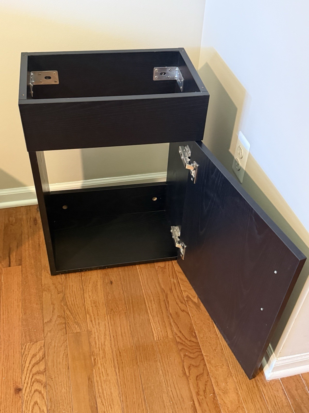 Model # BF101 Sheffield 16.5 in. W x 10 in. D Floating Vanity in Black ONLY Novi